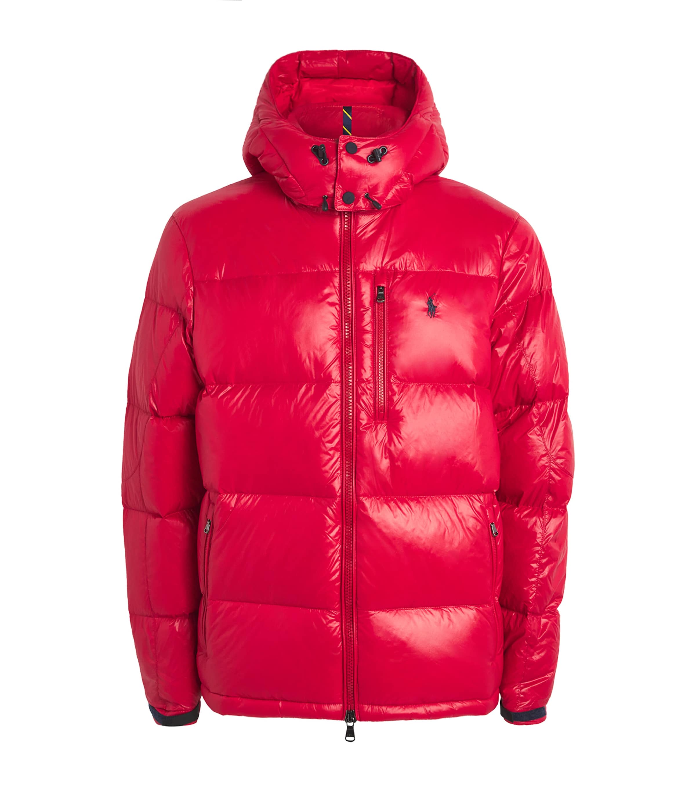 Polo Ralph Lauren The Gorham Glossed Down Jacket With Detachable Hood In White