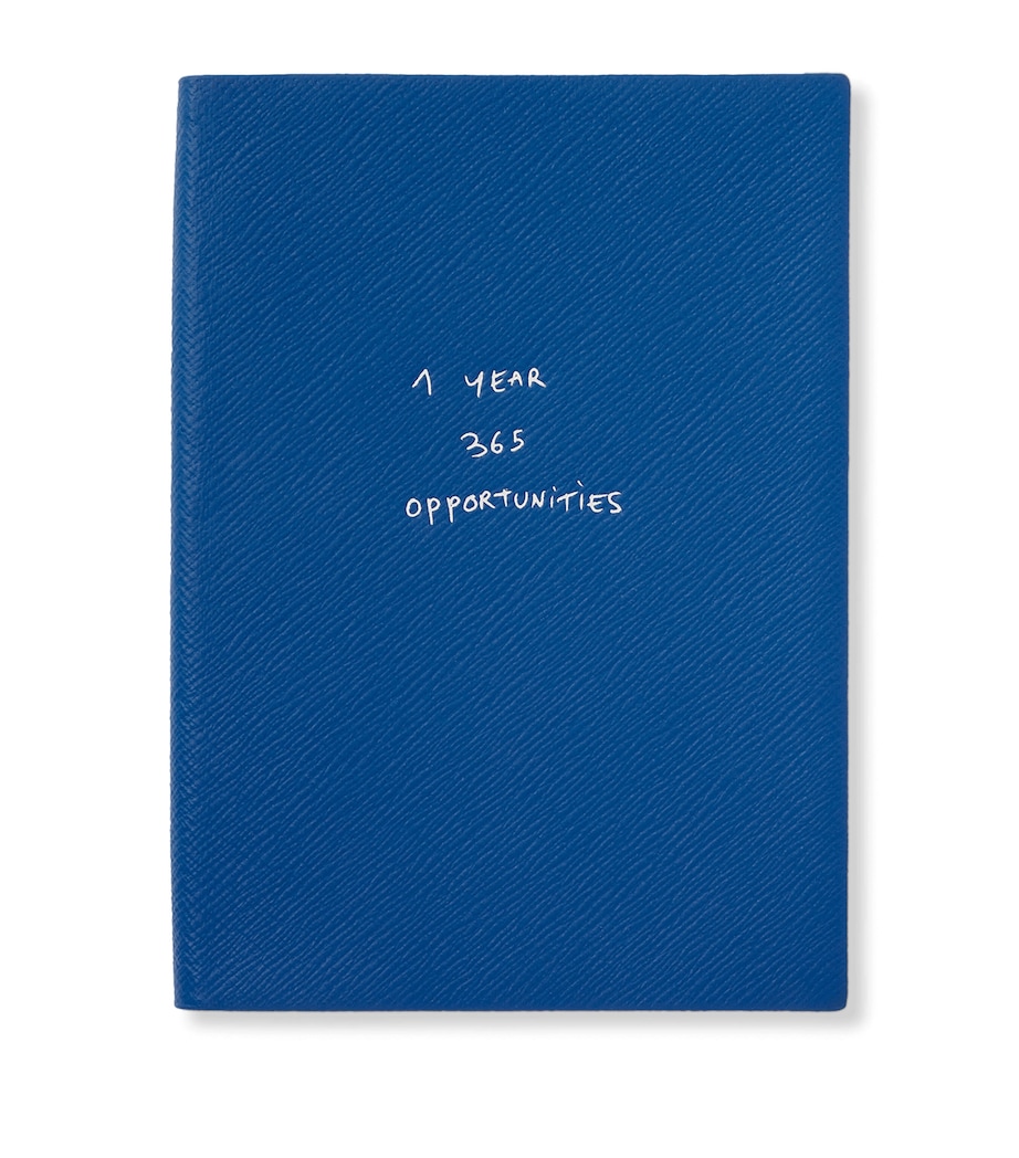 x Thomas Lélu Panama Leather 365 Opportunities Soho Notebook CERULEAN Image 1