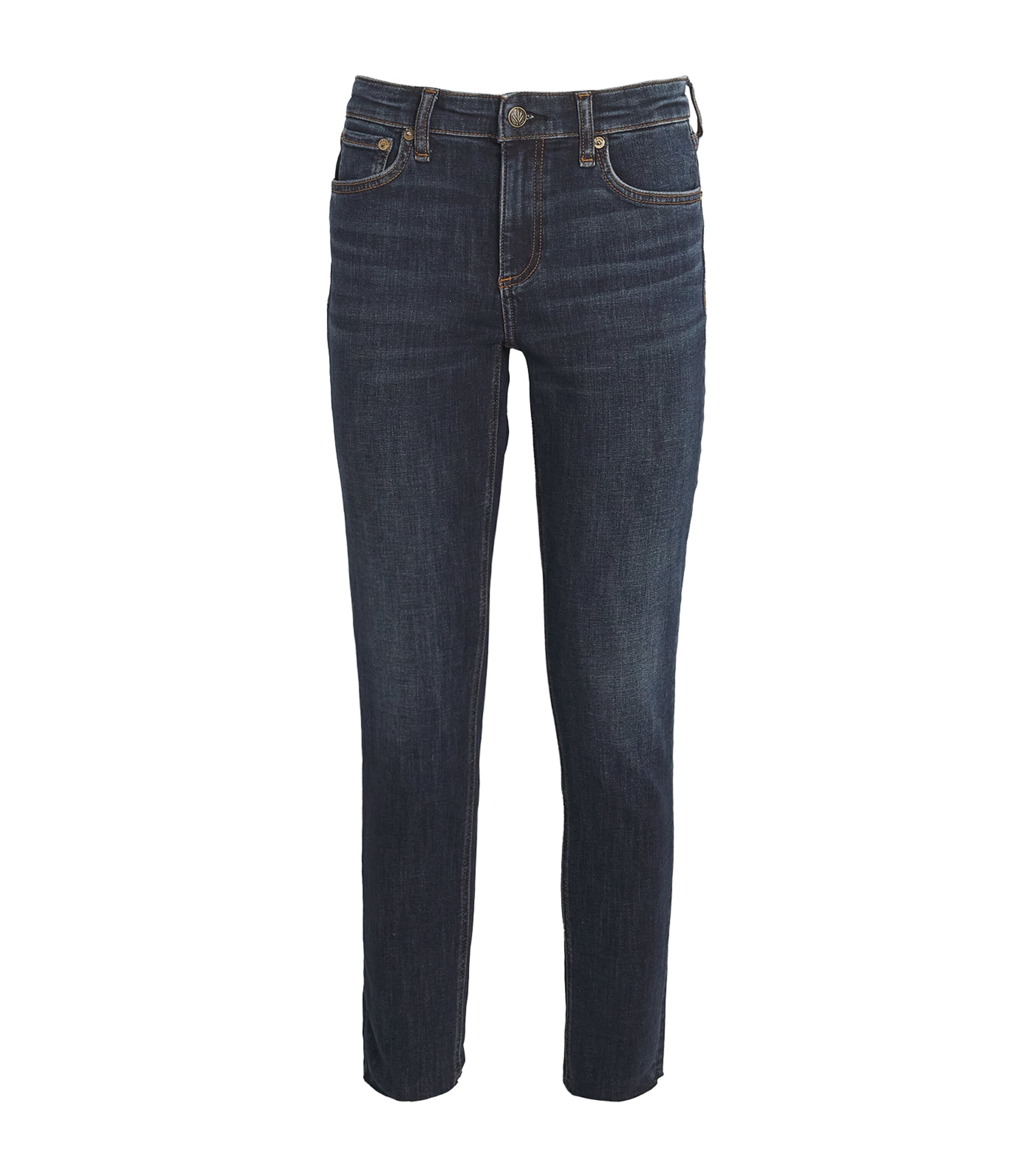 Rag & Bone Cate Mid-rise Skinny Jeans In Blue