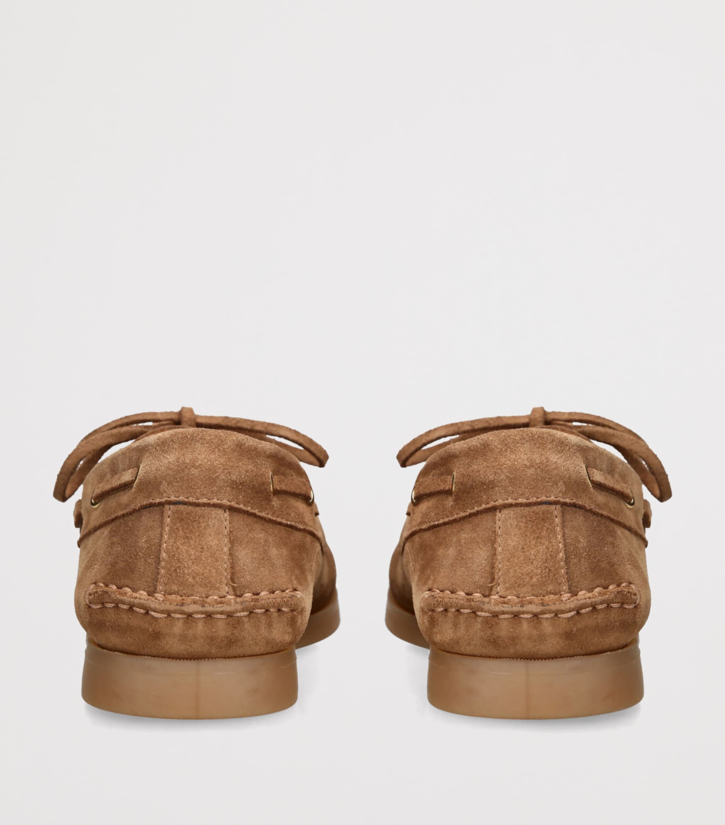 Golden Goose Suede Cruise Boat Shoes Brown Image 2