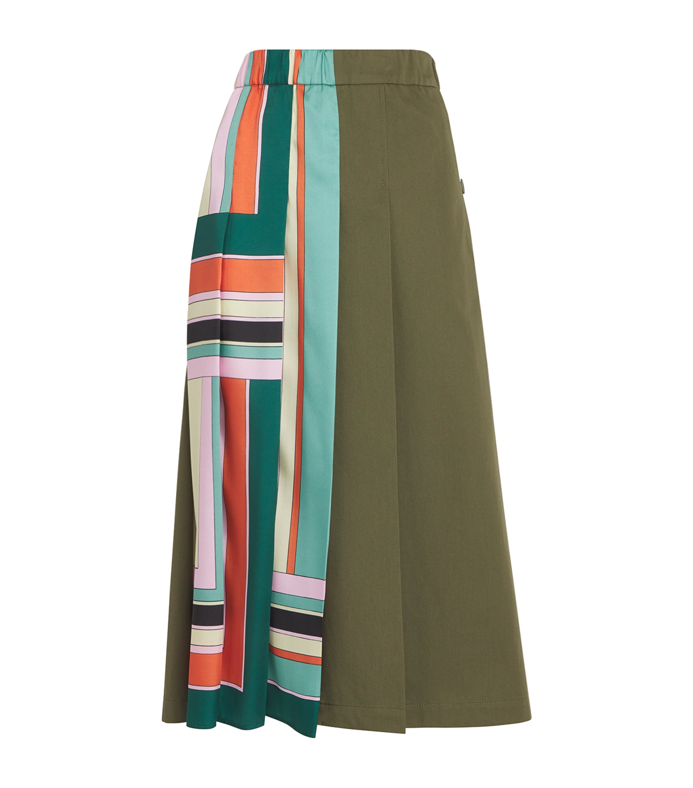 Weekend Max Mara Cotton Printed Midi Skirt | Women Clothing | Skirts | Midi Skirts | Pleated Skirts | Designers | Weekend Max Mara | 5262