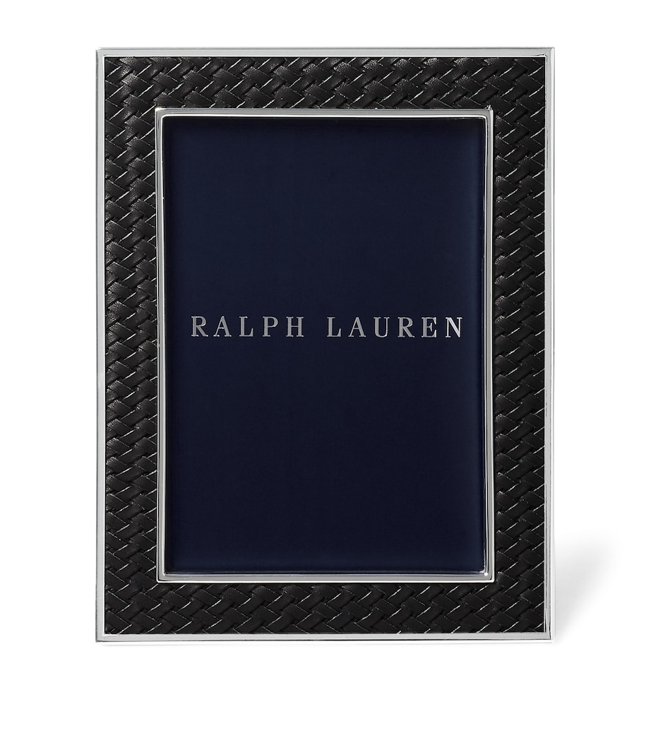 Leather Brockton Frame (11.5" x 9.5") SADDLE Image 1