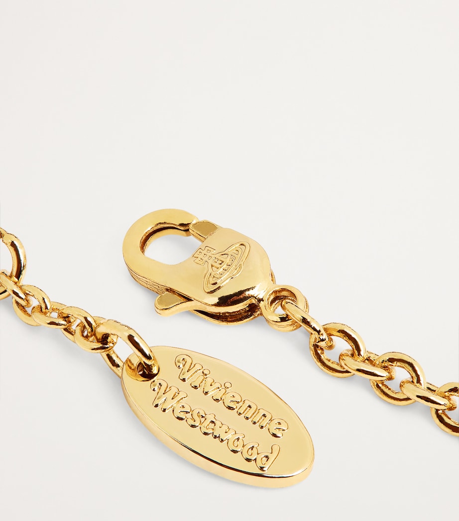 Embellished Mayfair Bas Relief Bracelet AW24-GOLD AB Image 6