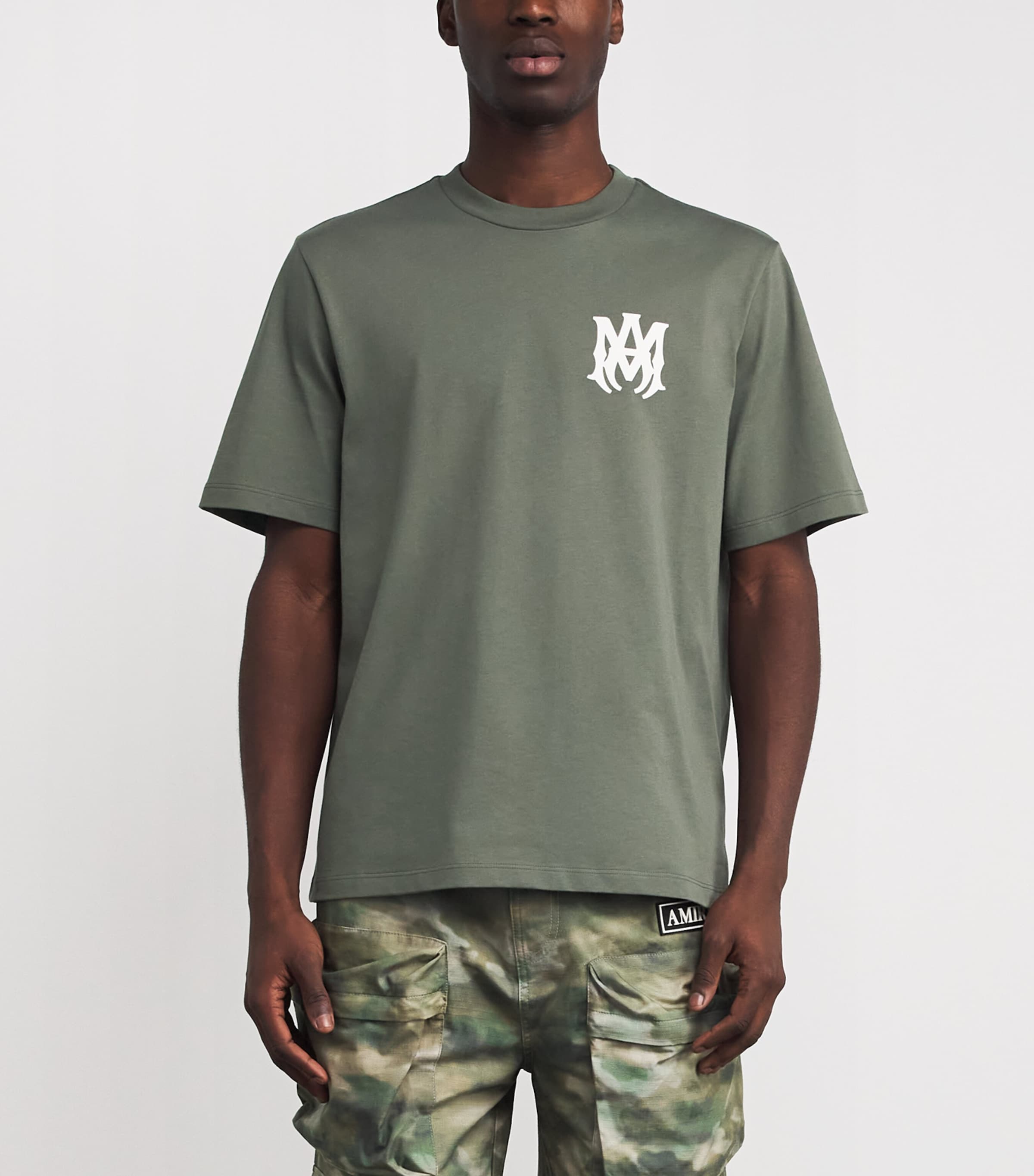 Cotton Core Logo T-Shirt DARK SAGE Image 3