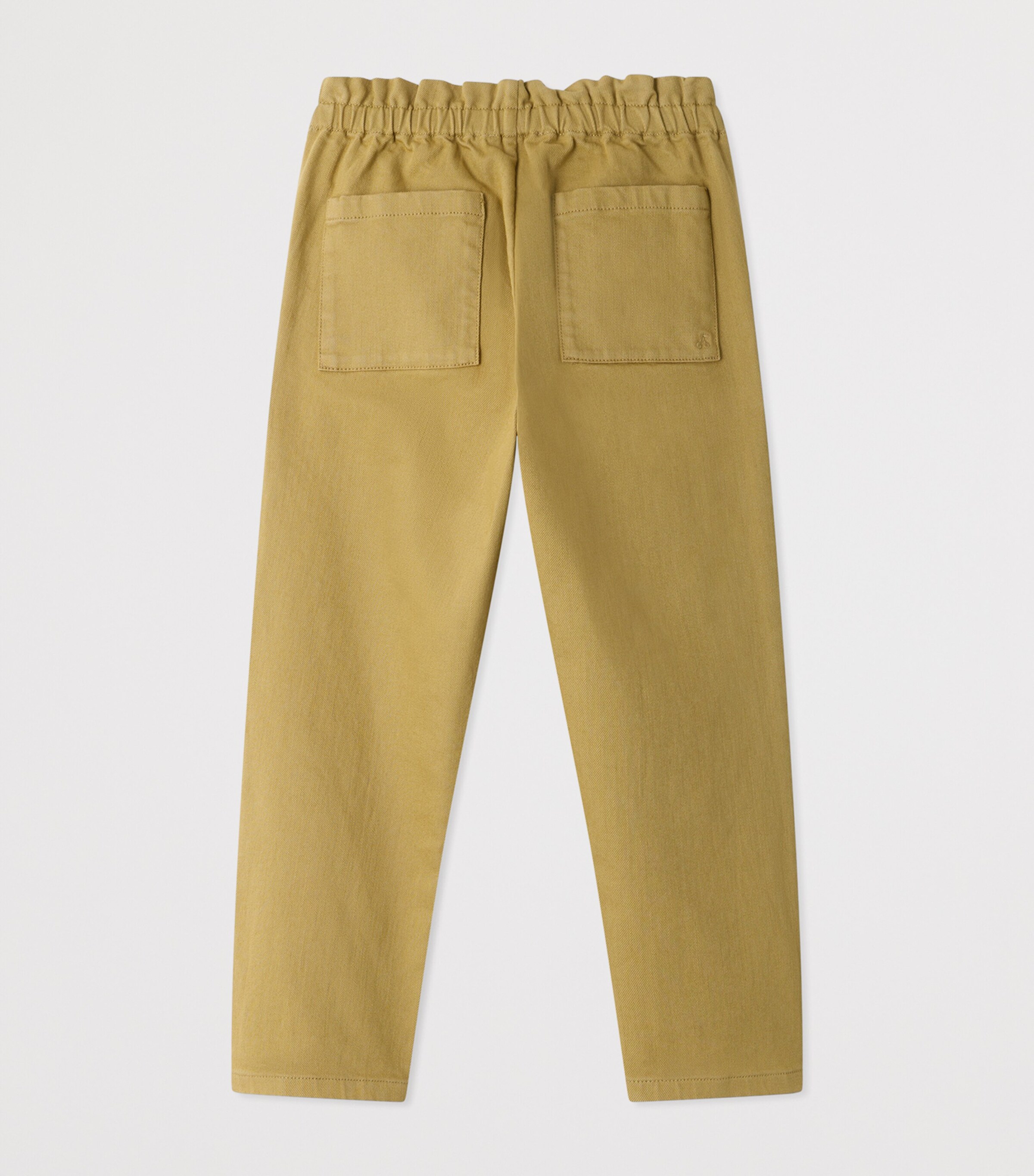Bonpoint Cotton July Straight Trousers (4-8 Years) Kaki Clair Image 2