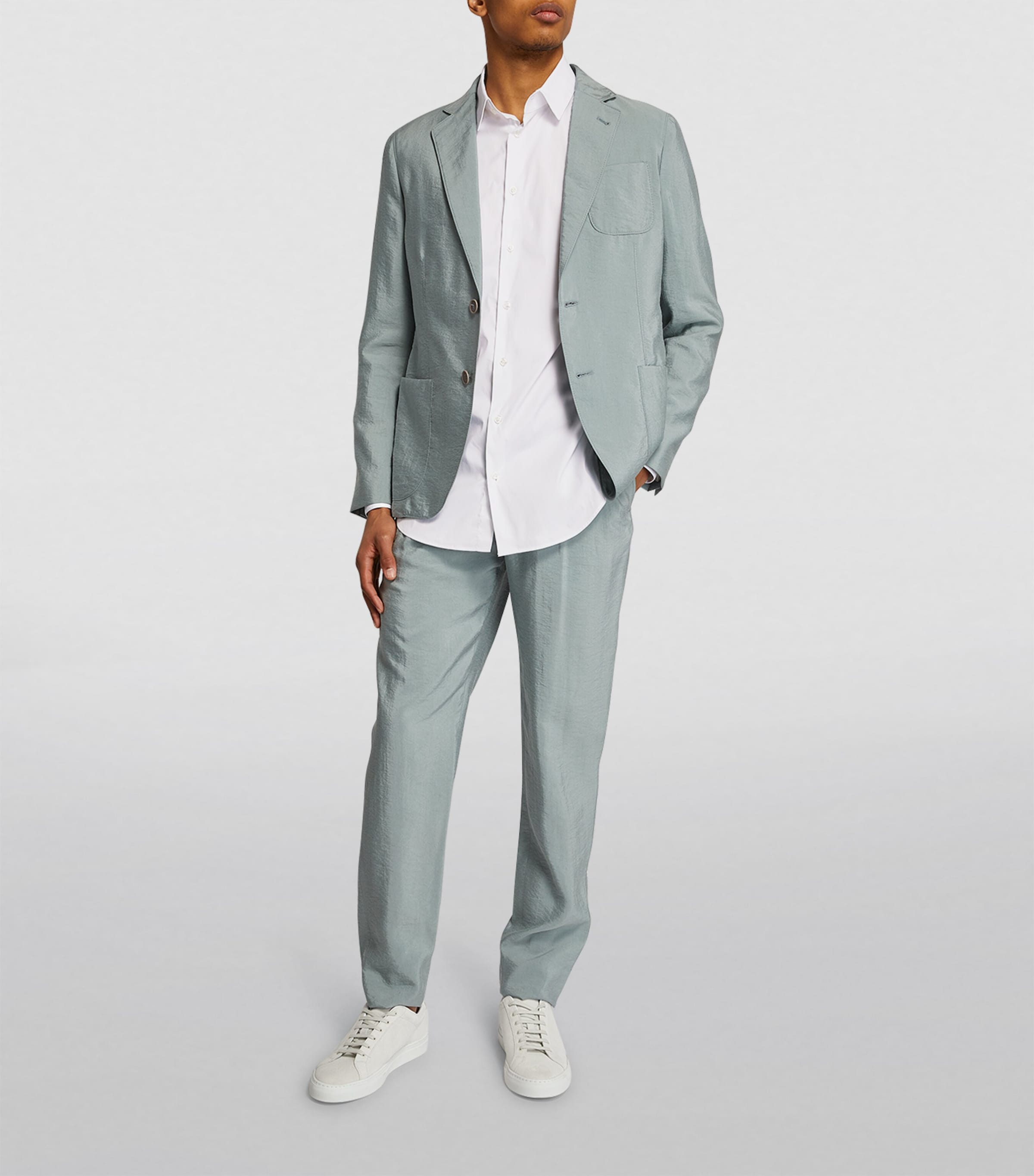 Cotton-Blend Shirt U0BN Image 2