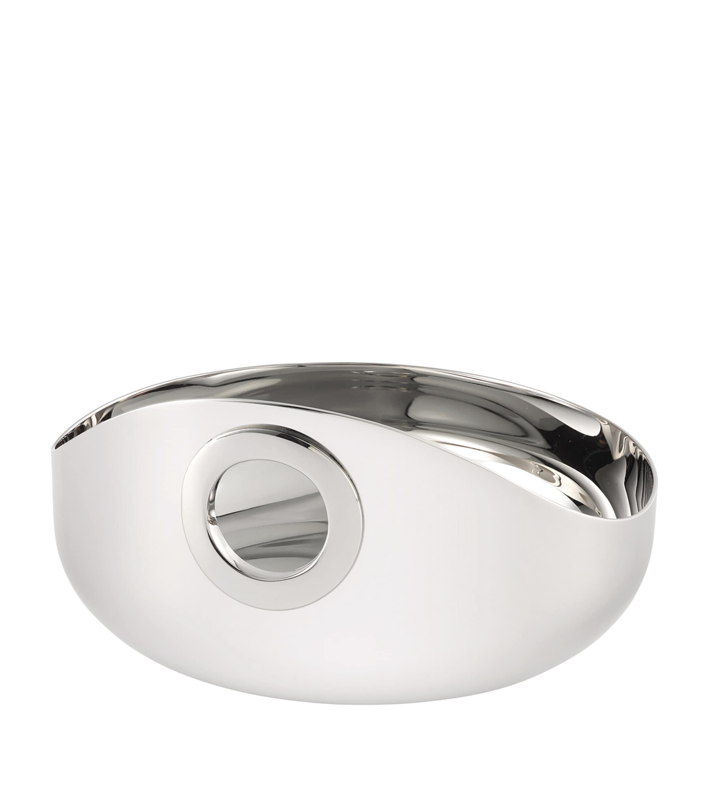 Christofle Stainless Steel Oh De  Bowl In Metallic