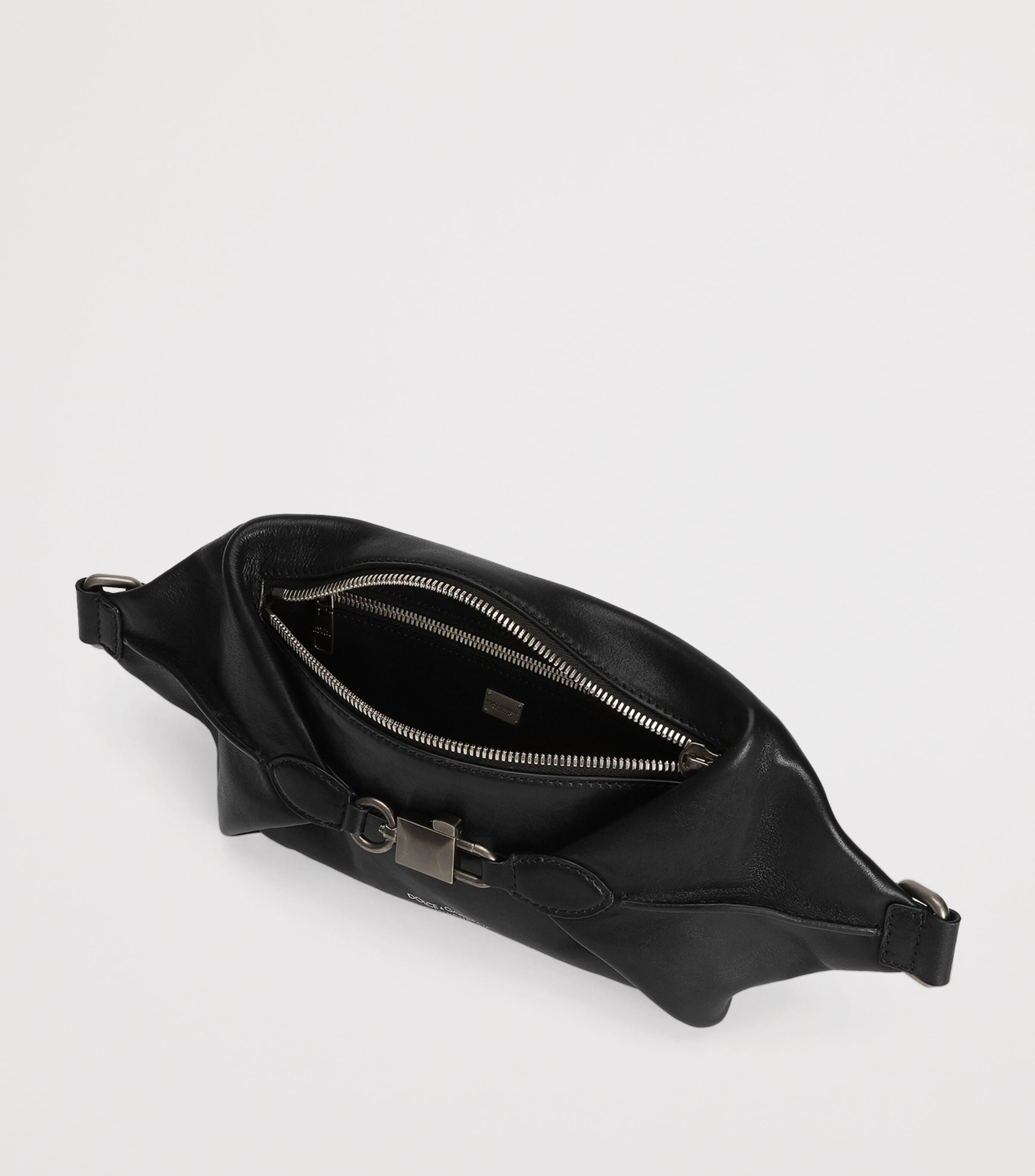 Leather Logo Belt Bag 80999-BLACK Image 5