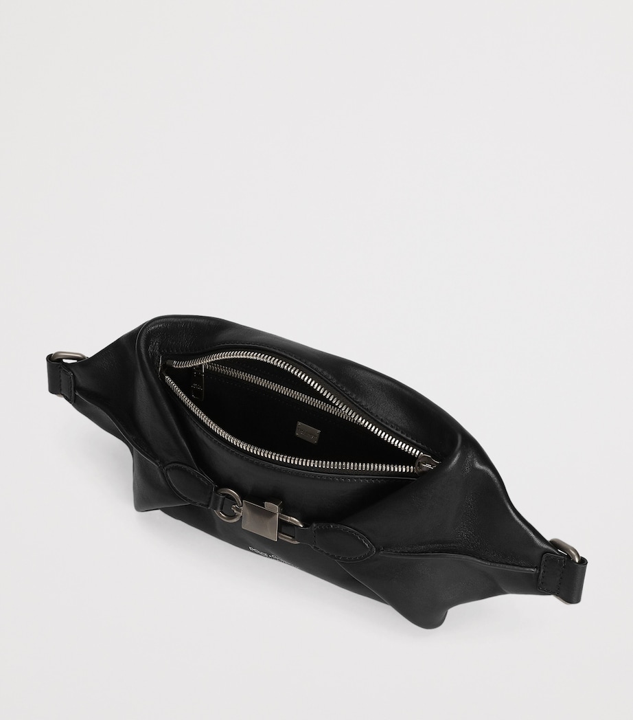 Leather Logo Belt Bag 80999-BLACK Image 5