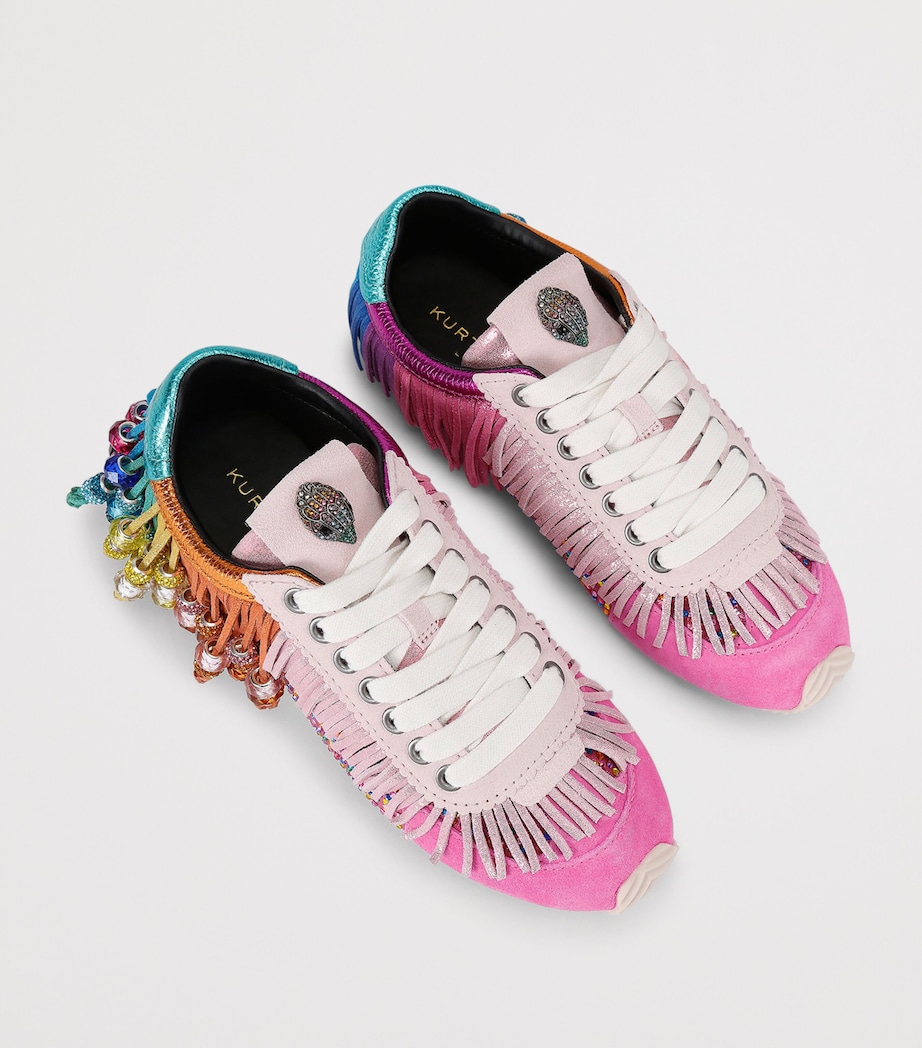 Kurt Geiger London Suede Fringe Islington Sneakers Mult/other Image 3