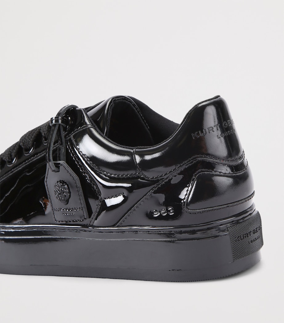 Patent Leather Southbank Tag Sneakers BLACK Image 2