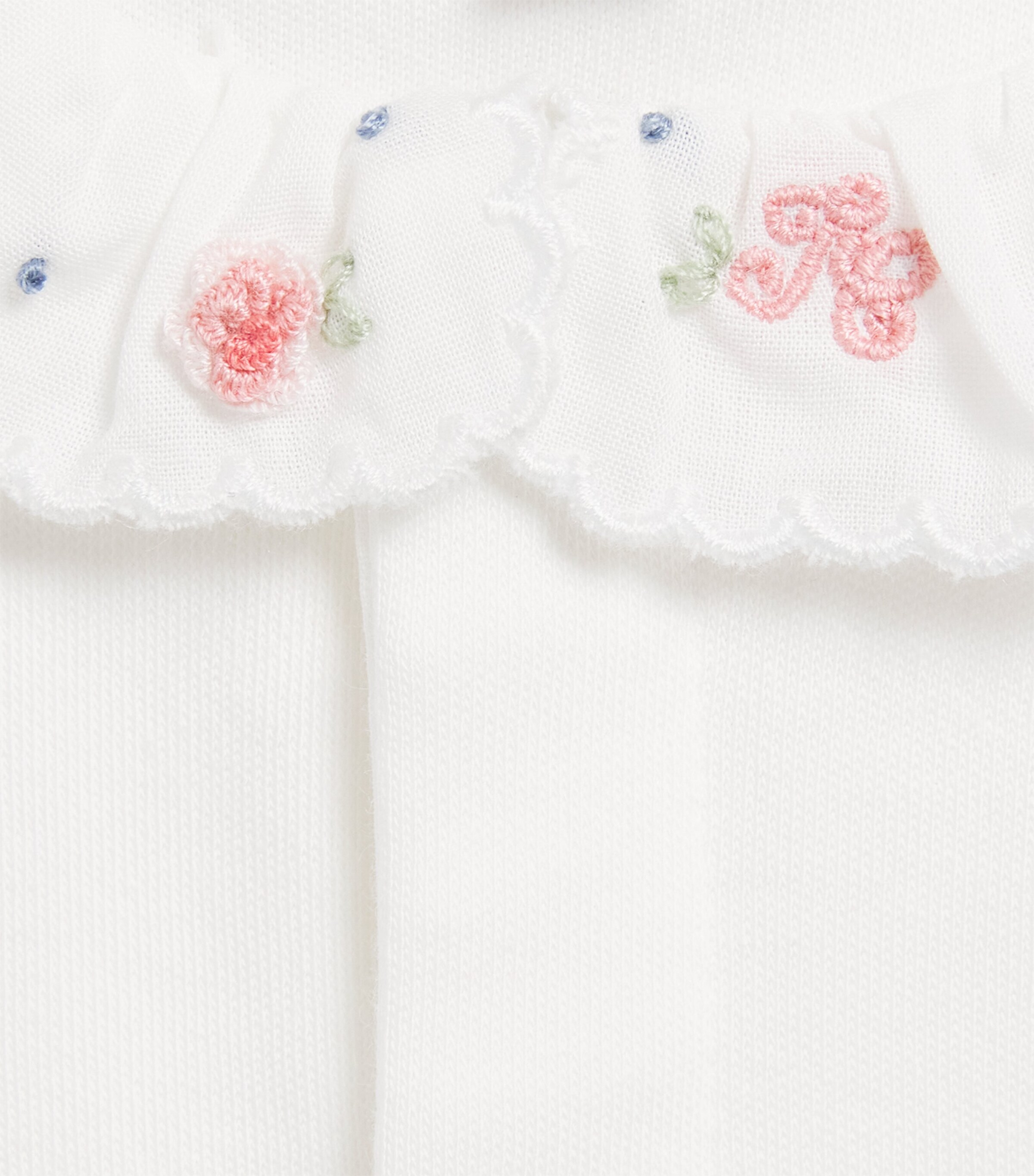 Tartine et Chocolat Cotton Floral-Detail Bodysuit (1-24 Months) Image 3