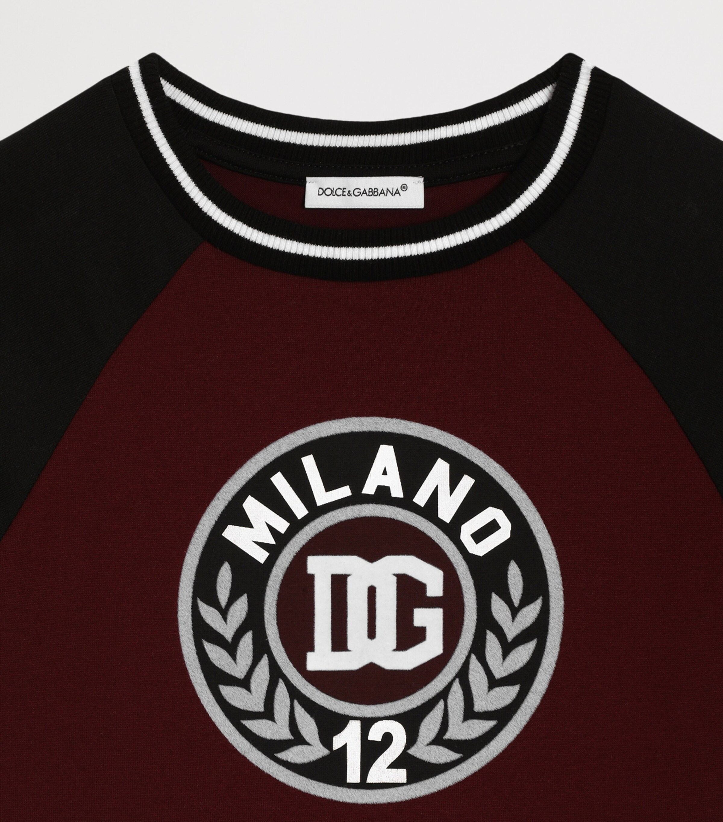 Dolce&Gabbana Kids Cotton Varsity Logo T-Shirt (8-12+ Years) Combined Colou Image 3