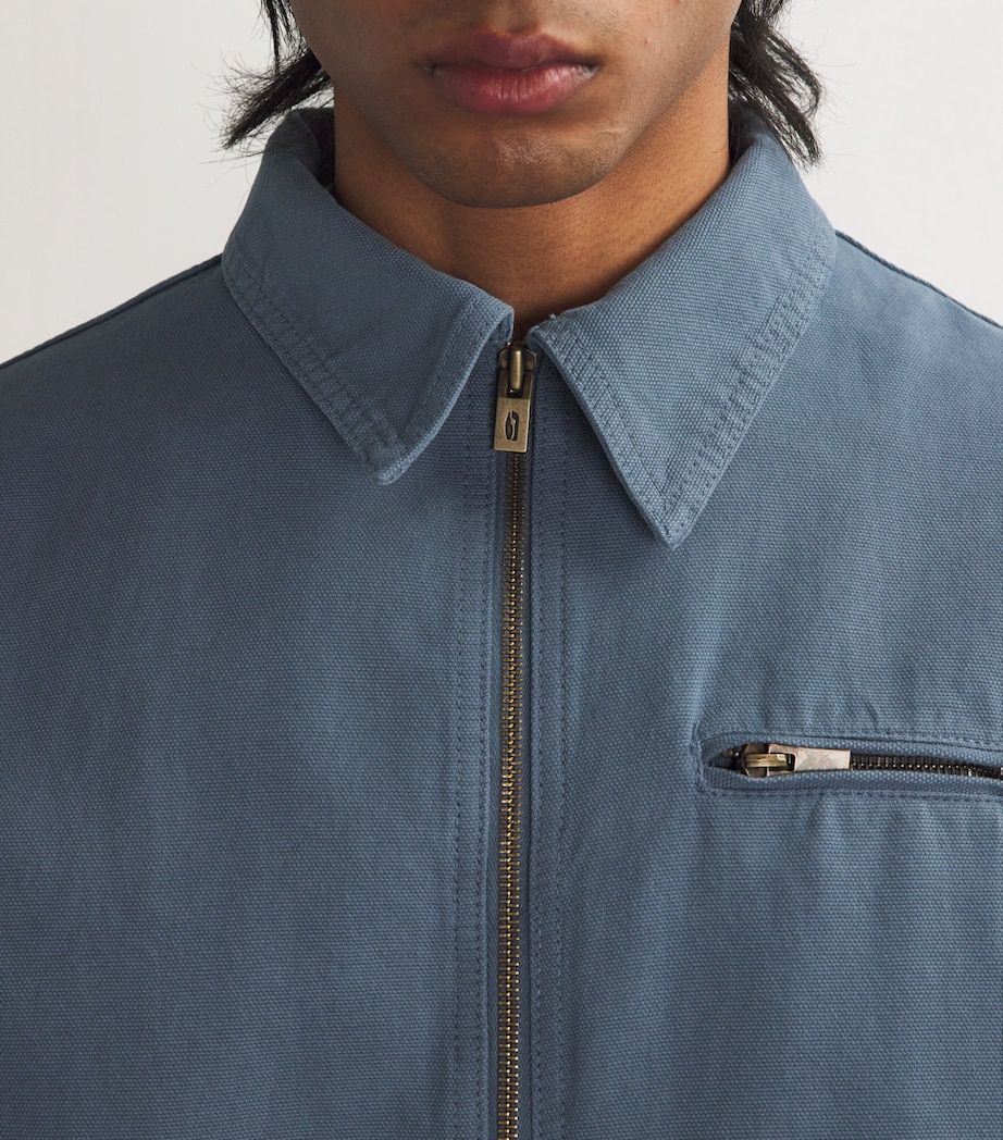Cotton Work Jacket BLUE Image 6