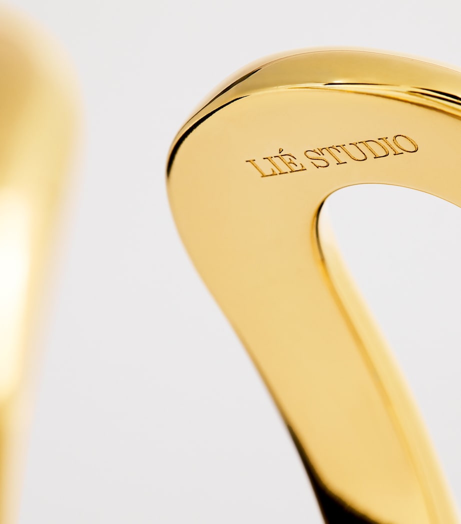 Gold-Plated Maggie Cuff Bangle GOLD Image 4