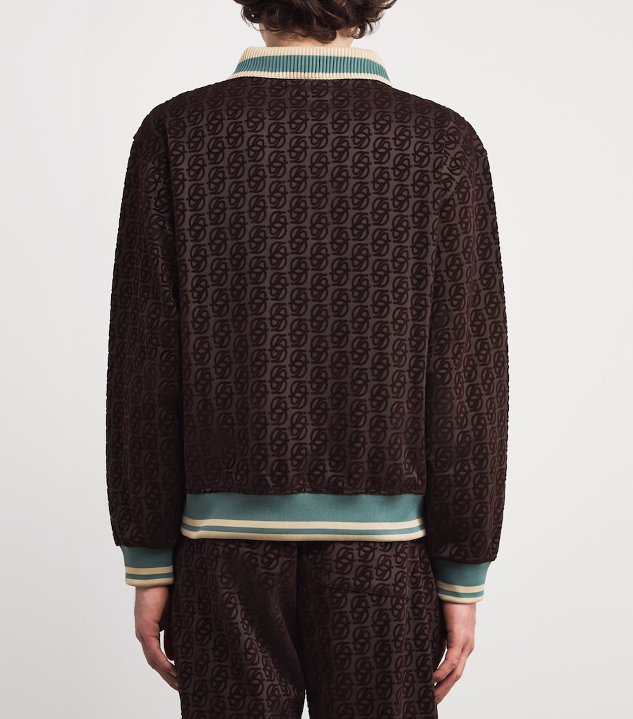 Monogram Track Jacket DBN / DARK BROWN Image 4