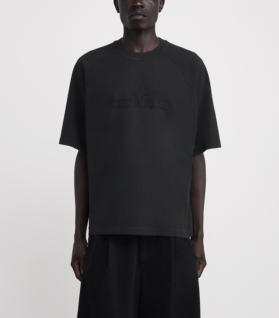 Organic Cotton Logo Embroidery T-Shirt V0029 Image 3