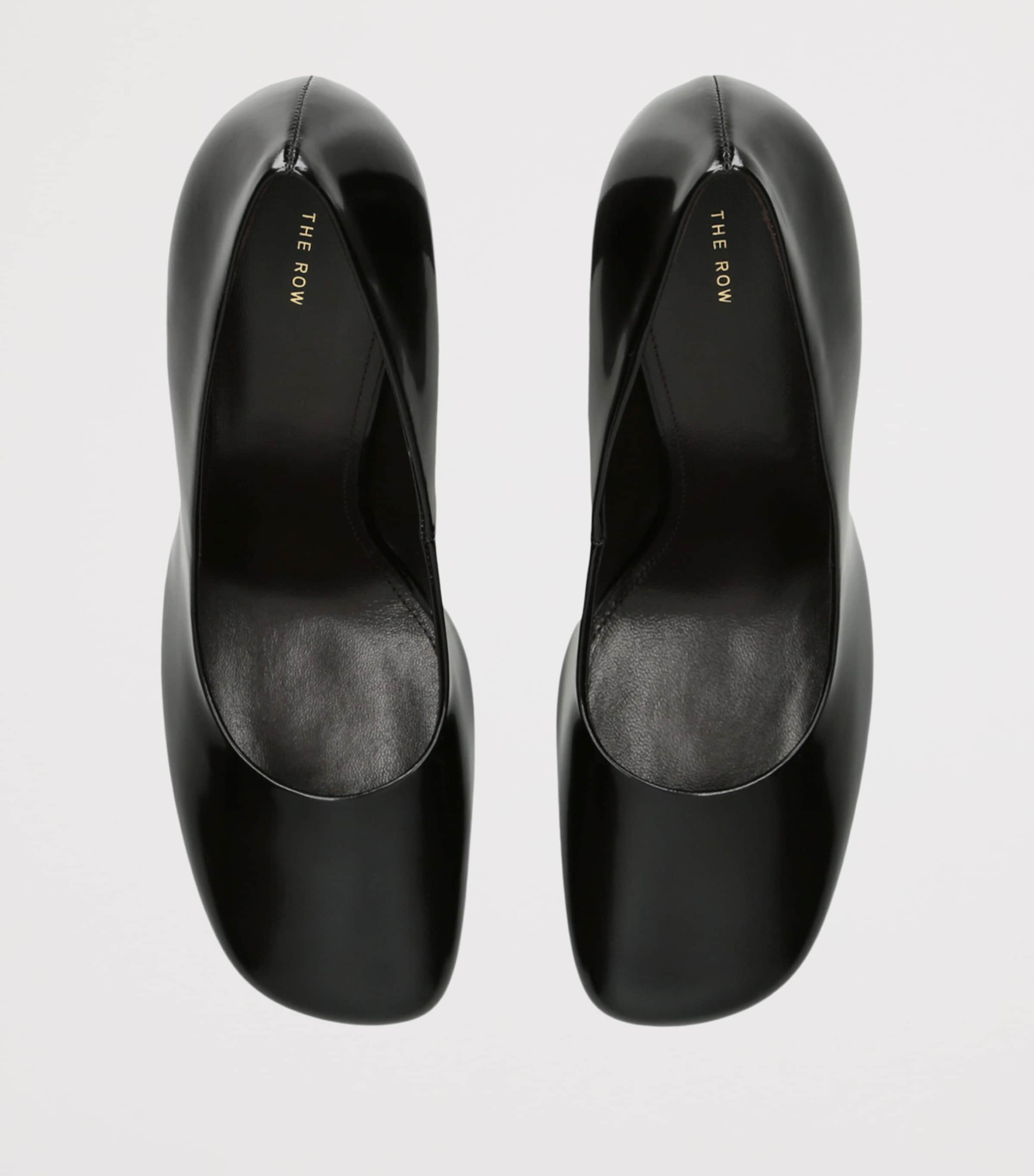 The Row Leather Penelope Pumps 90 Black Image 4