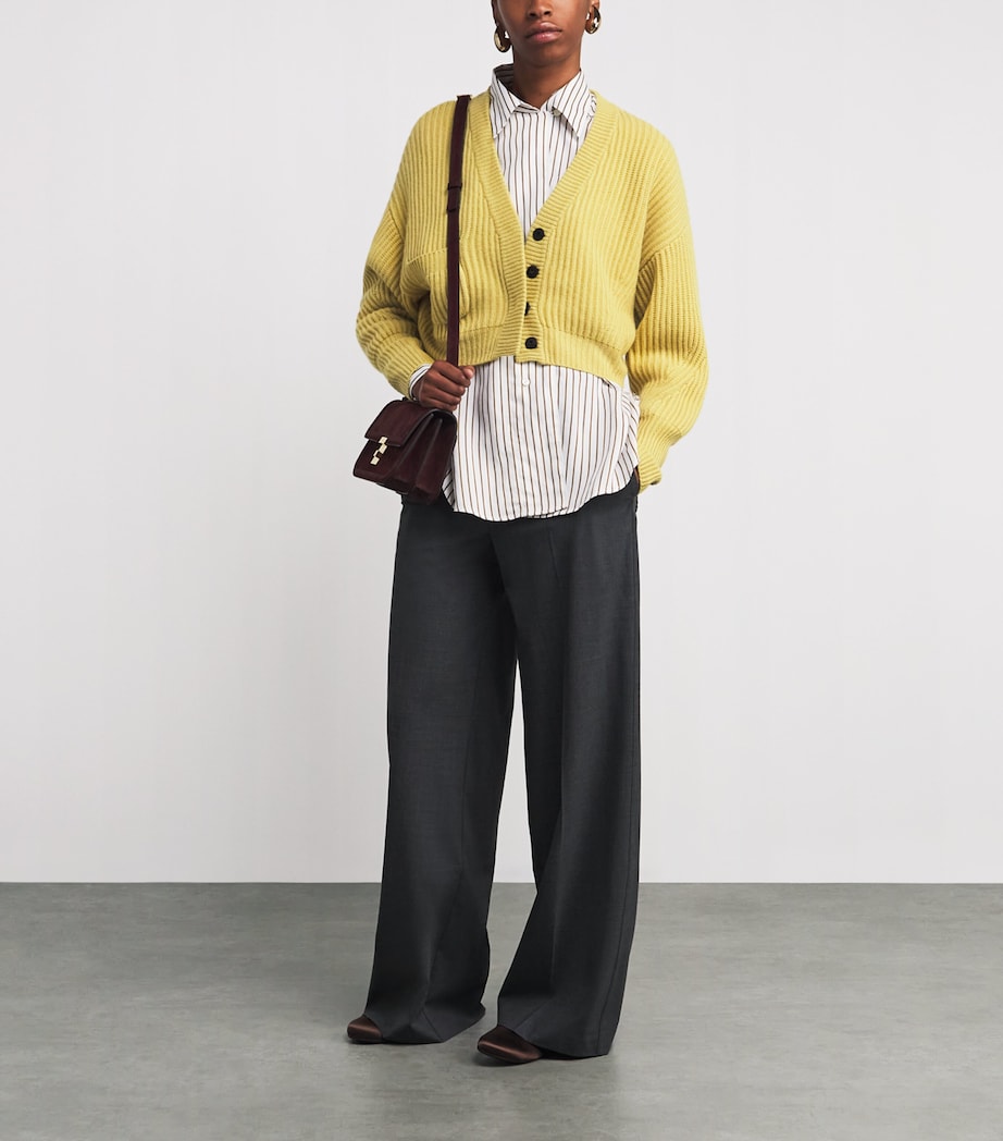 Cashmere Monaco Cardigan YELLOW Image 2
