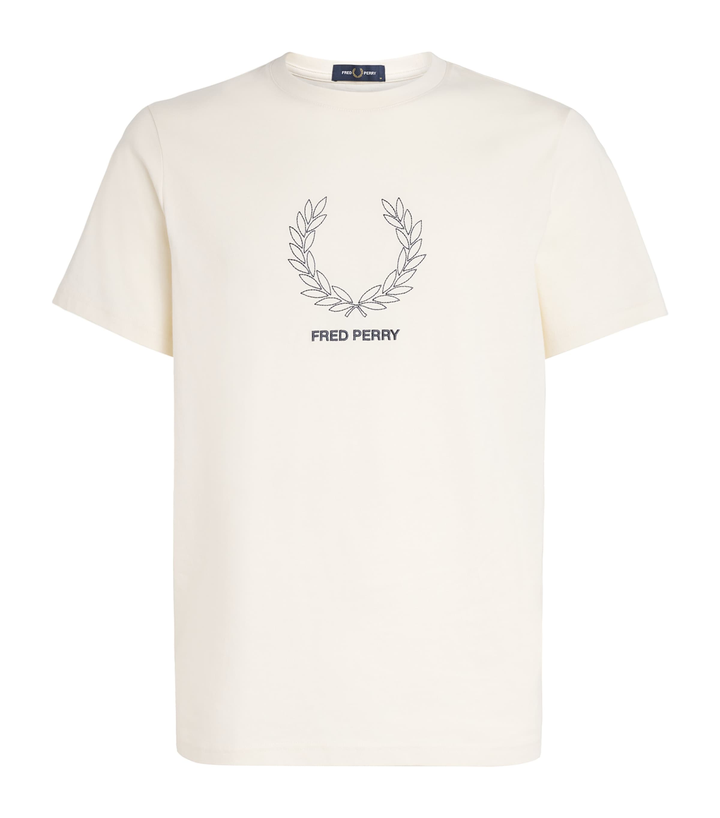Cotton Laurel Wreath T-Shirt 560 ECRU Image 1