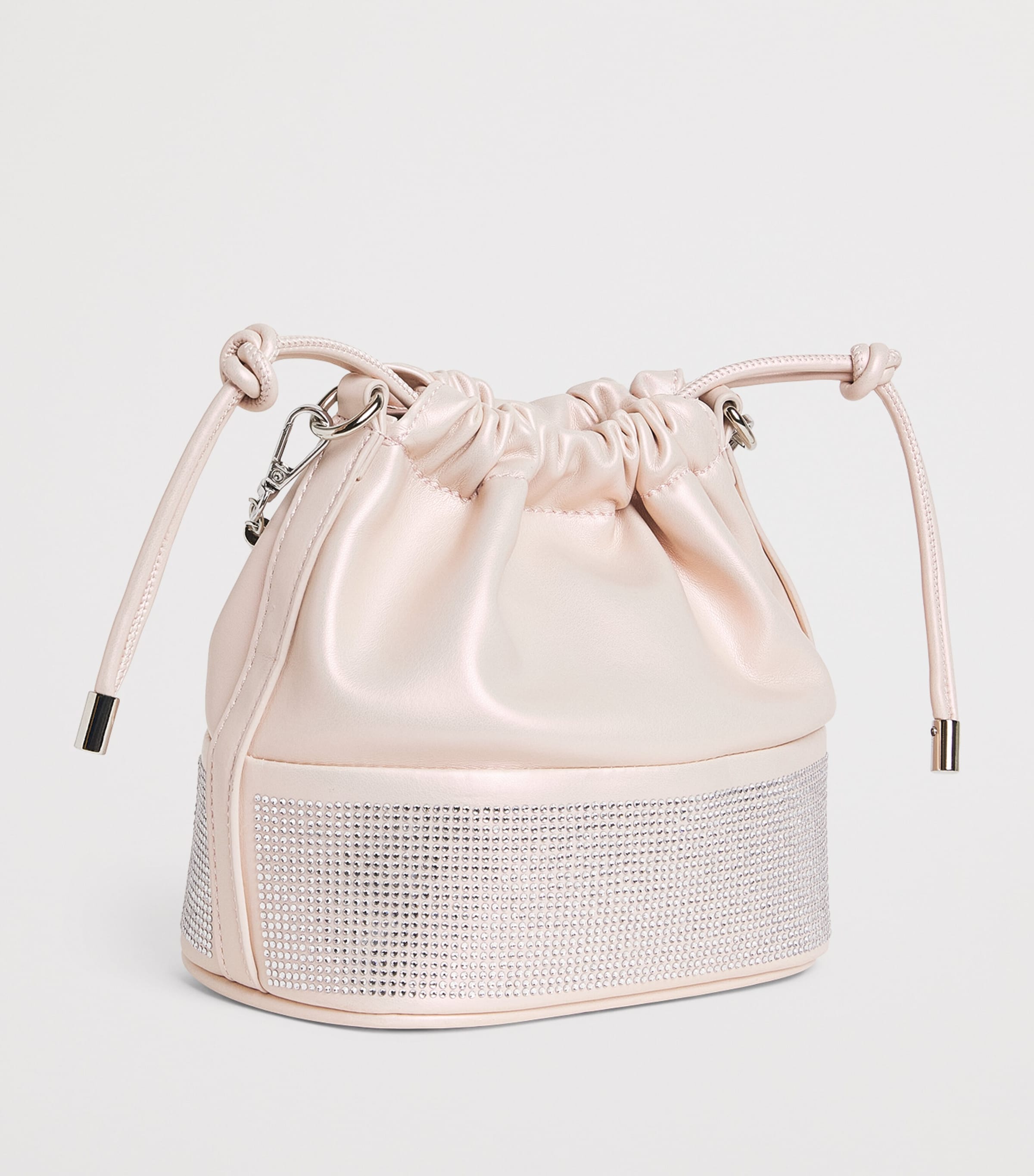 Monnalisa Embellished Bucket Bag Antique Pink Image 2