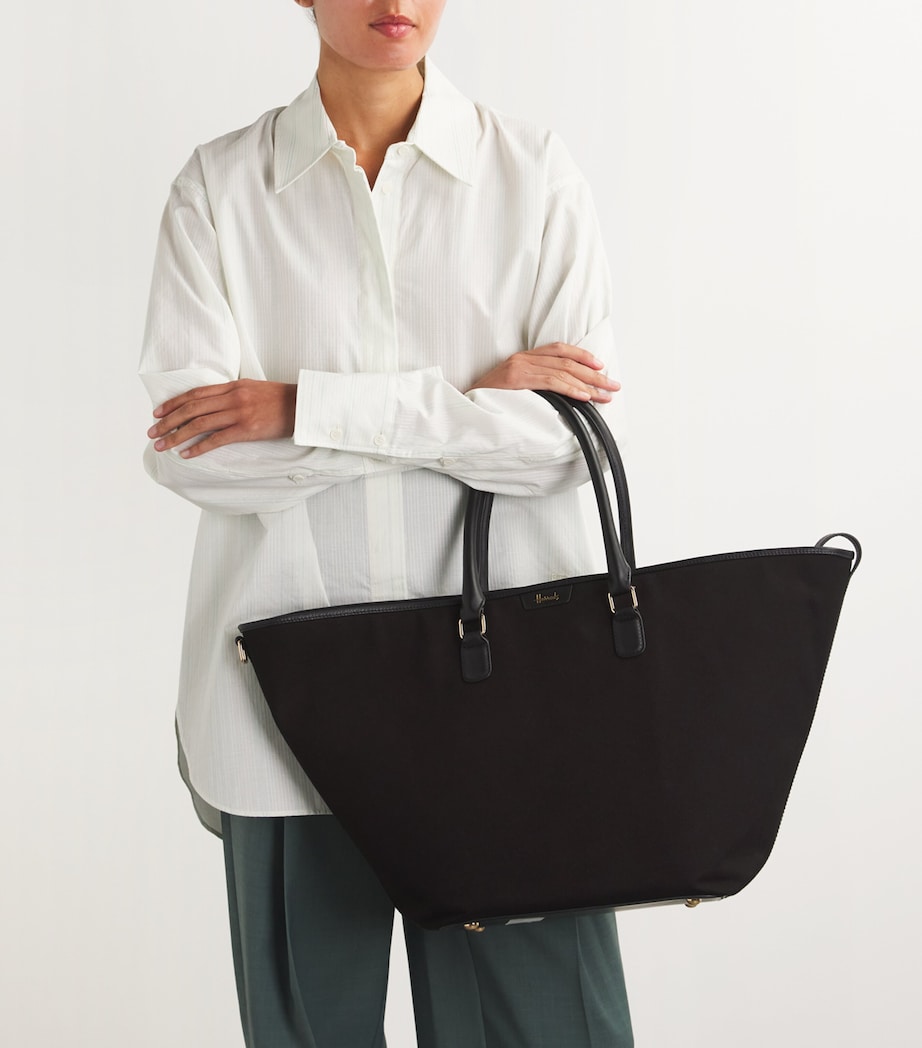 Large Canvas Slouchy Tote Bag CREAM Image 5