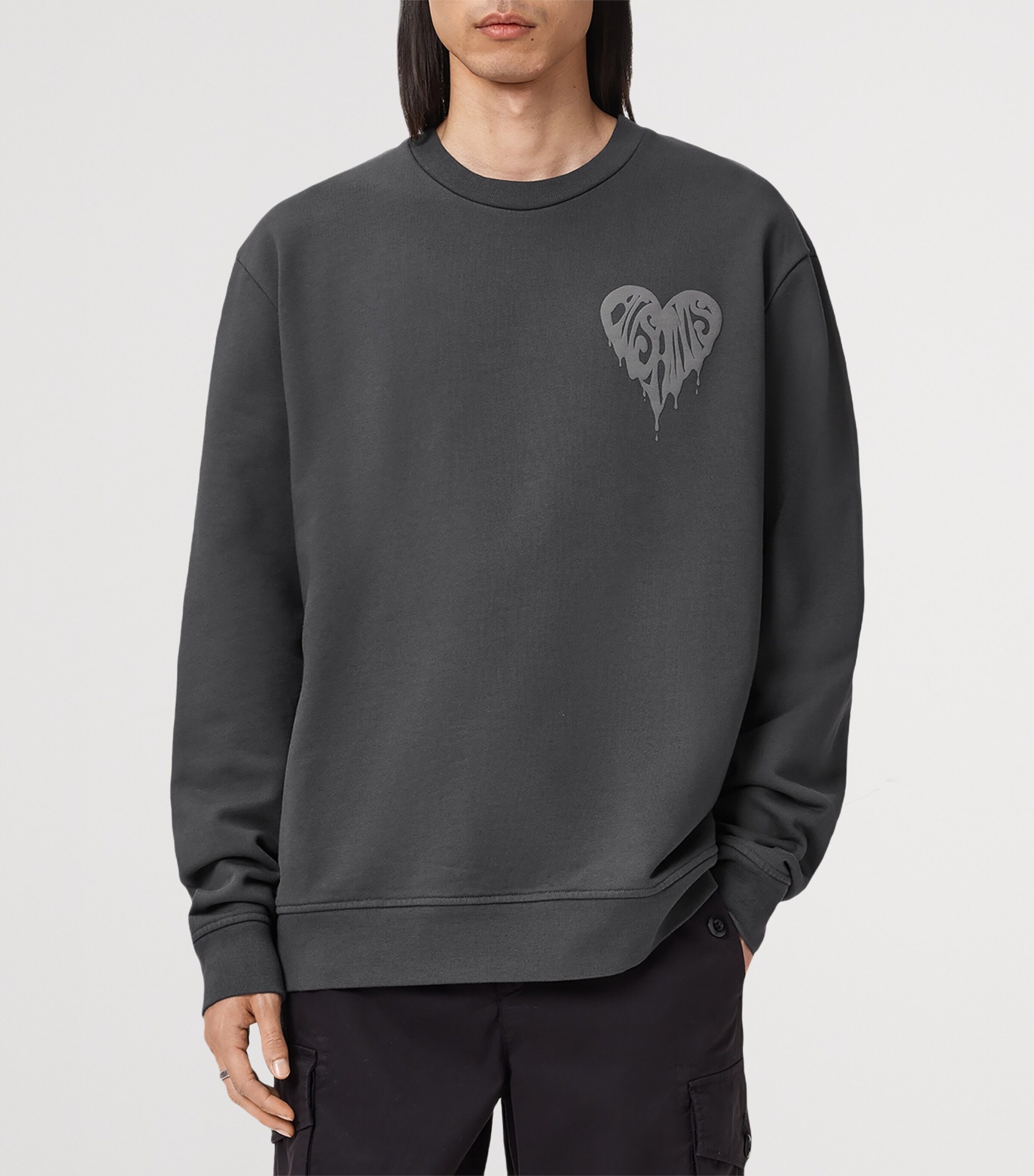 Cotton Trip Sweatshirt WASHED BLACK Image 4