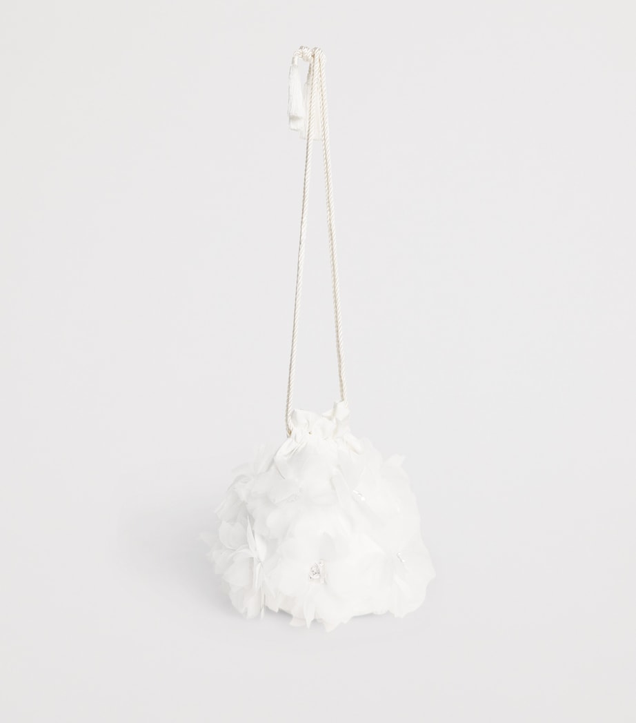 Embellished Camellia Bag MILK Image 2