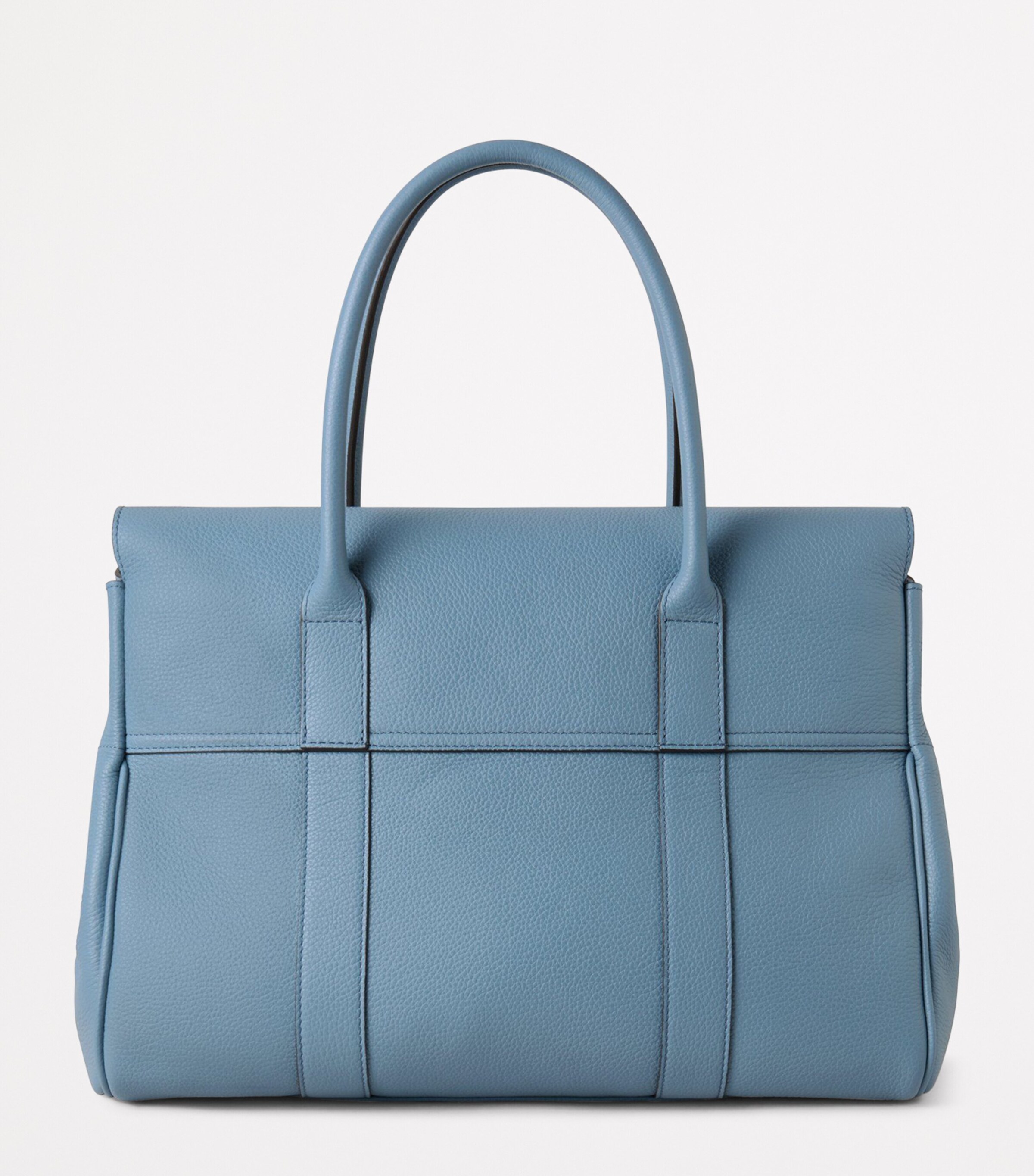 Small Leather Bayswater Shoulder Bag BRIGHTON BLUE Image 3