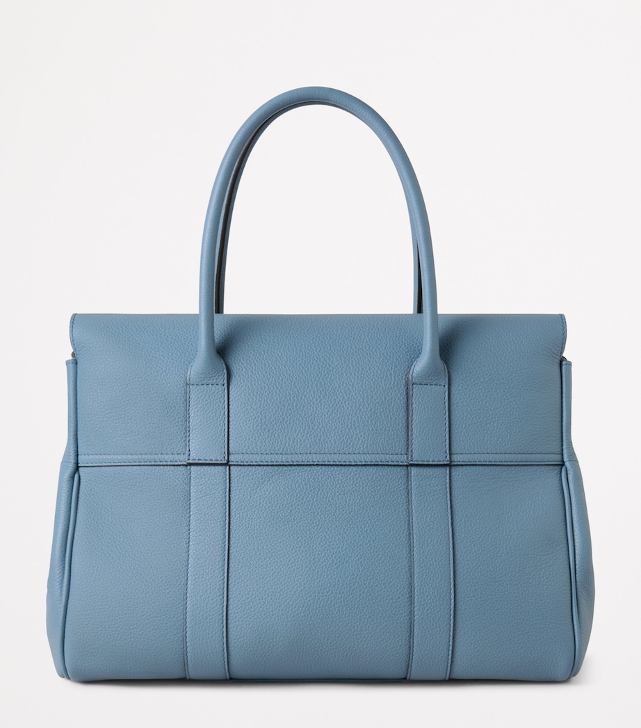 Small Leather Bayswater Shoulder Bag BRIGHTON BLUE Image 3