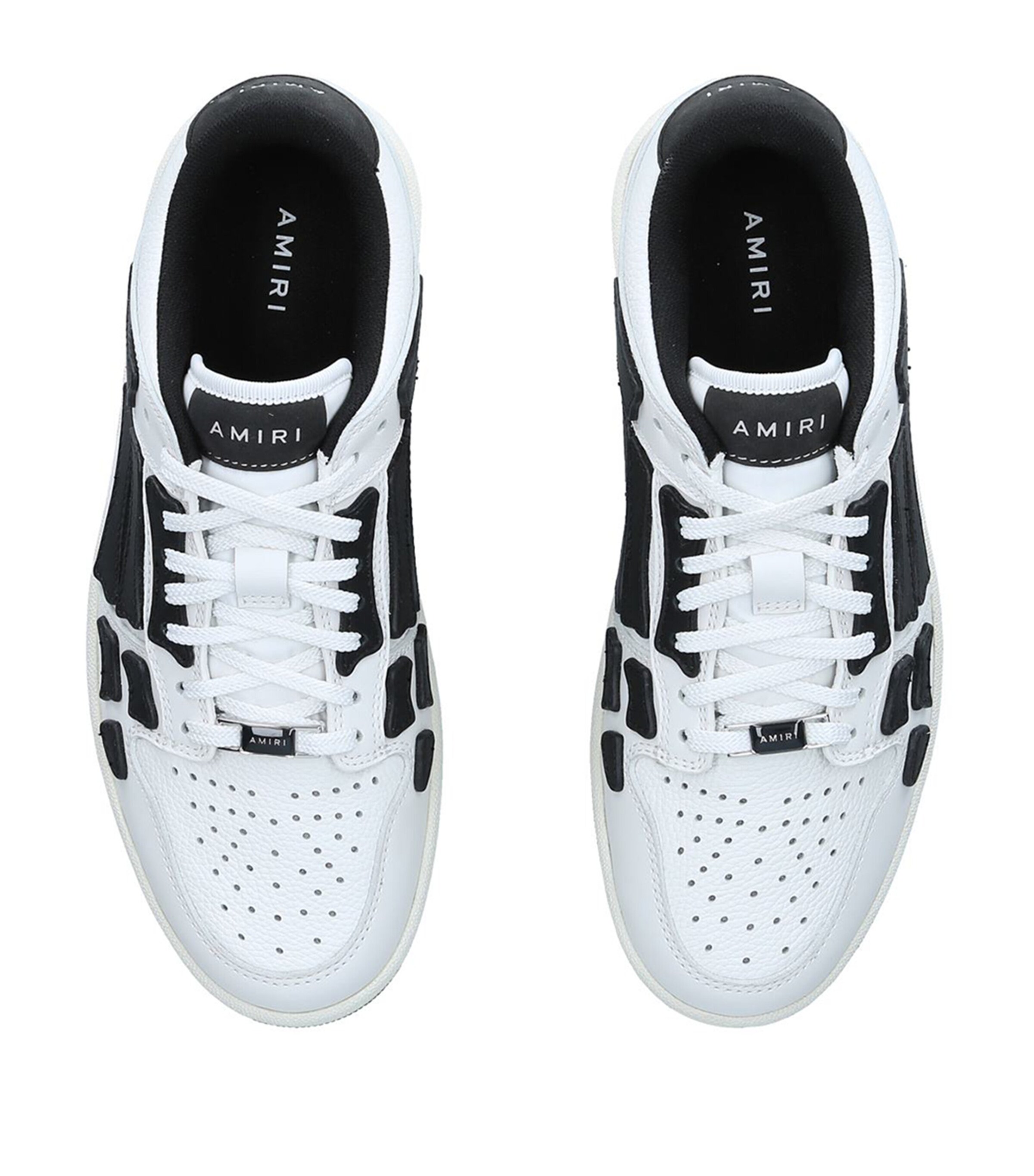AMIRI Skel Low-Top Sneakers White/blk Image 5