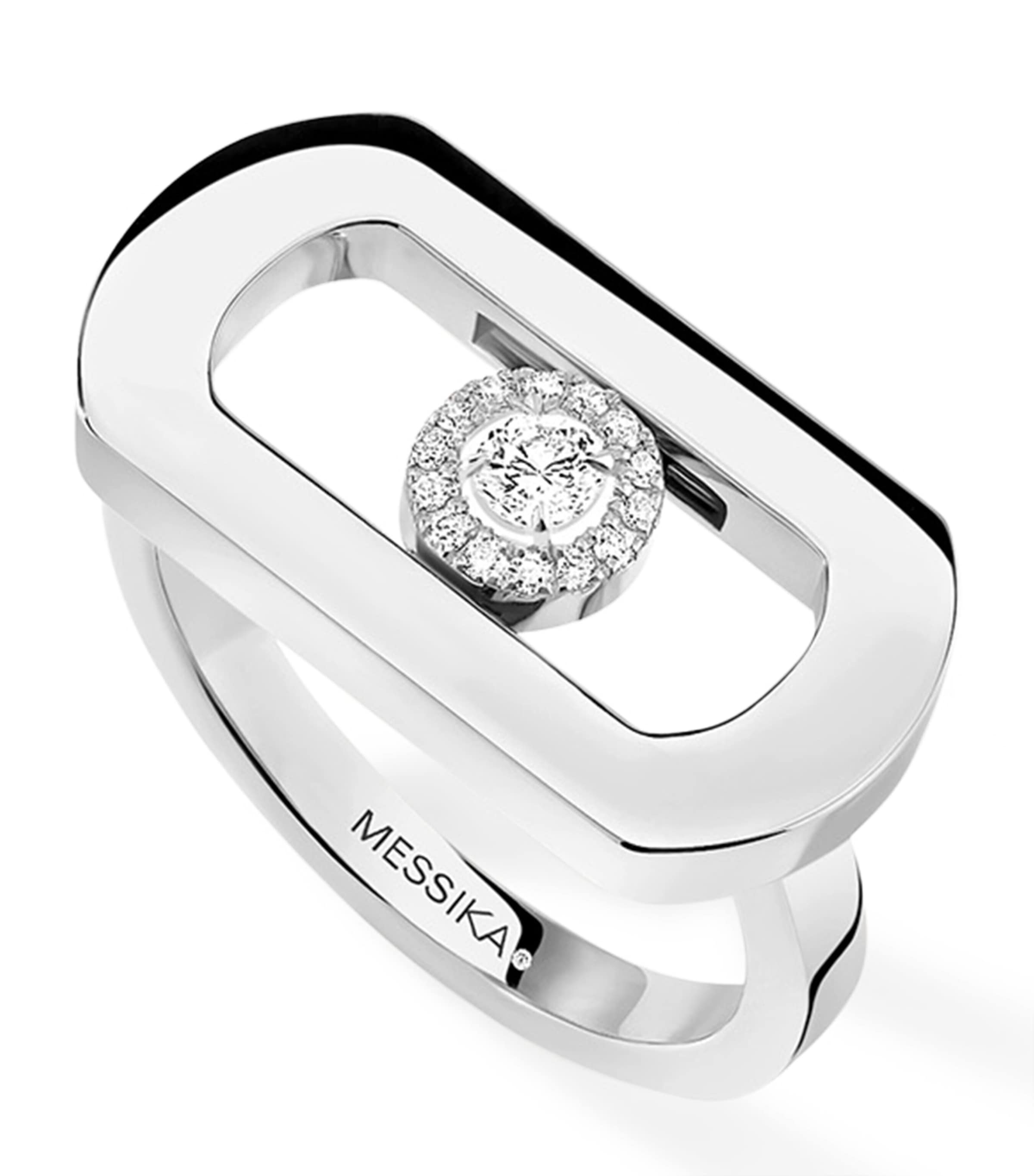 White Gold and Diamond So Move Ring WHITE GOLD Image 1