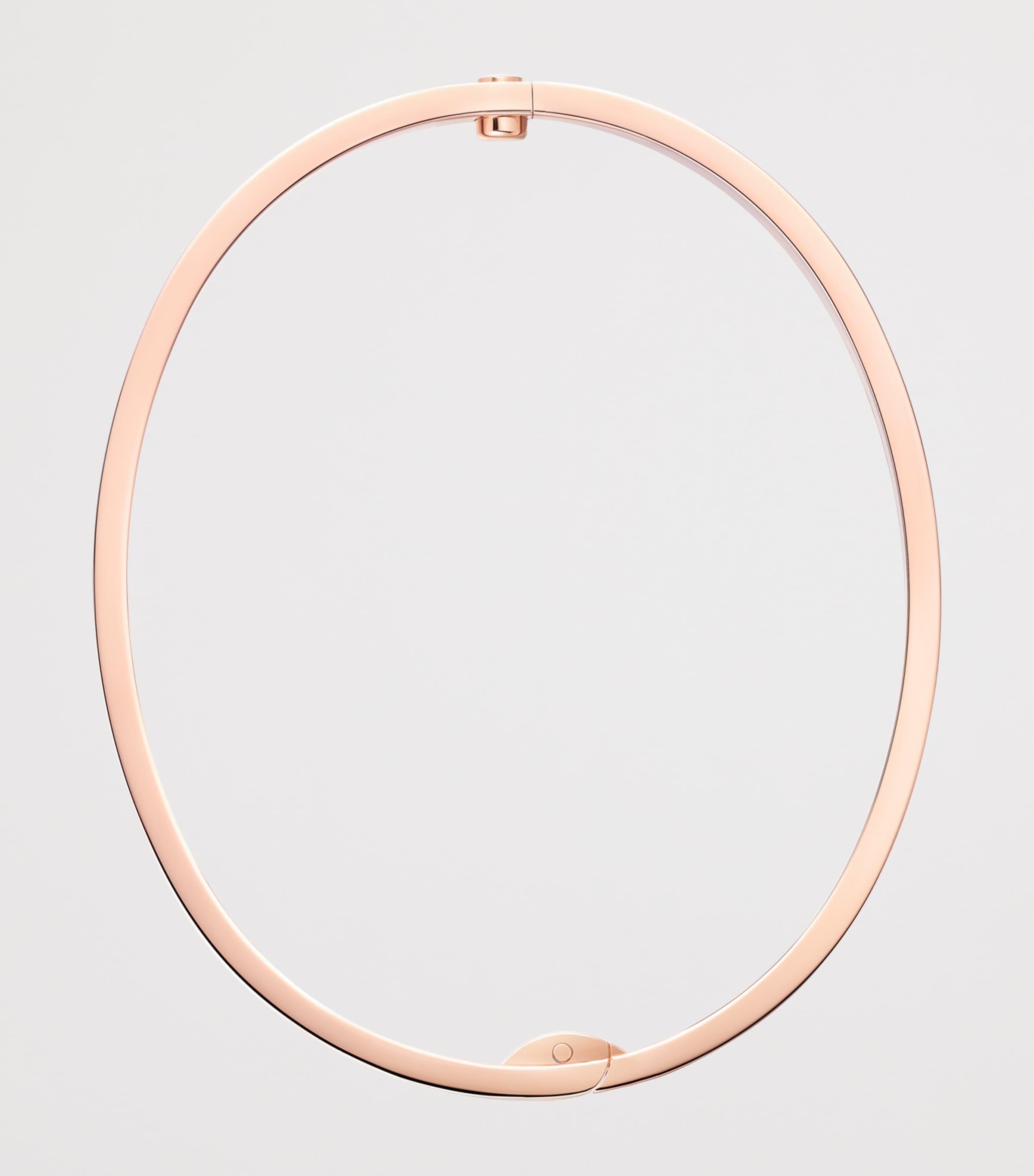 Medium Rose Gold and Diamond LOVE Bracelet ROSE GOLD Image 7