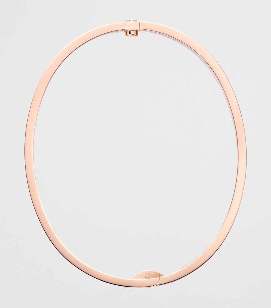 Medium Rose Gold and Diamond LOVE Bracelet ROSE GOLD Image 7