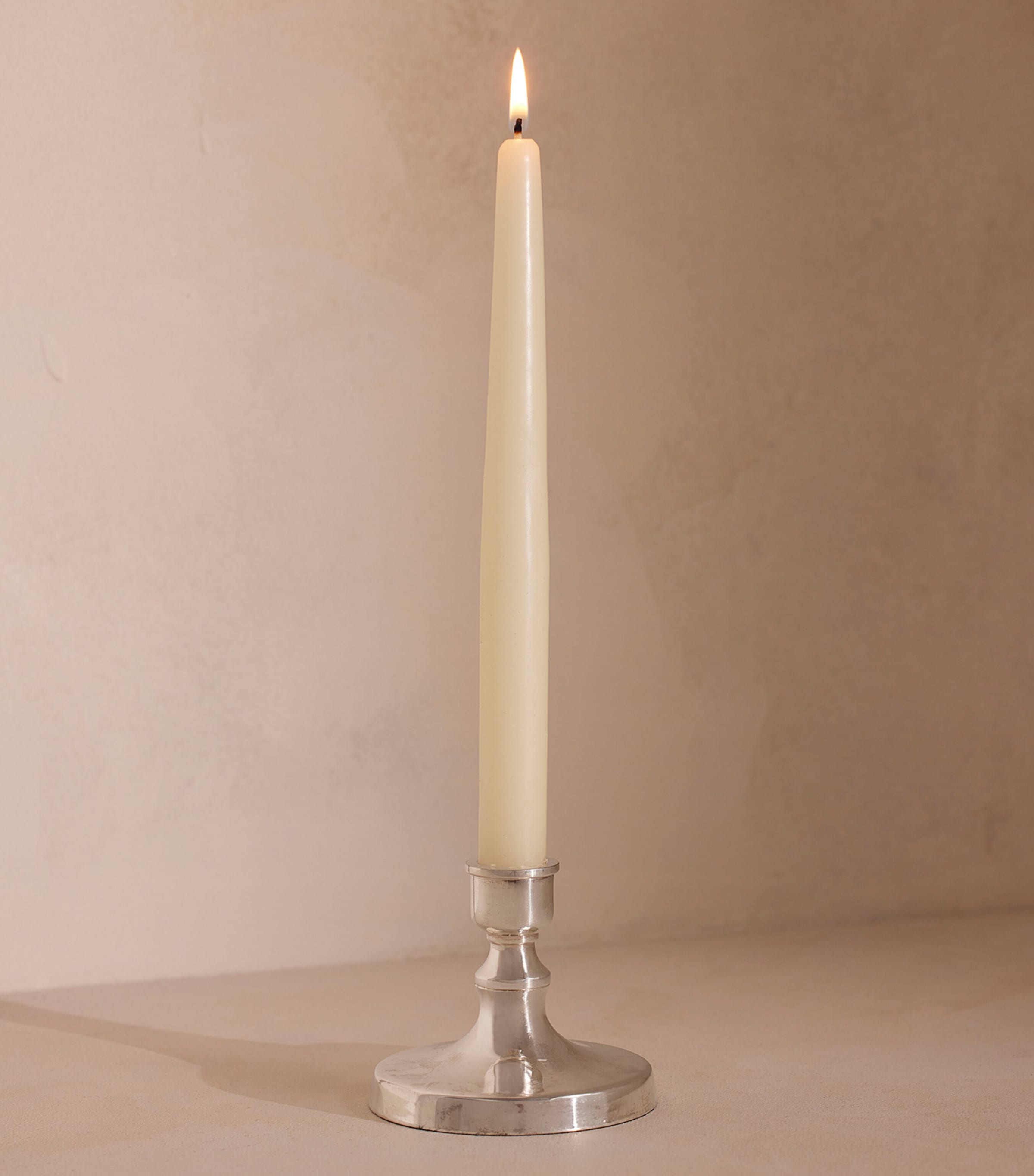 Small Silver-Plated Stiden Candlestick (8cm) NO COLOUR Image 4