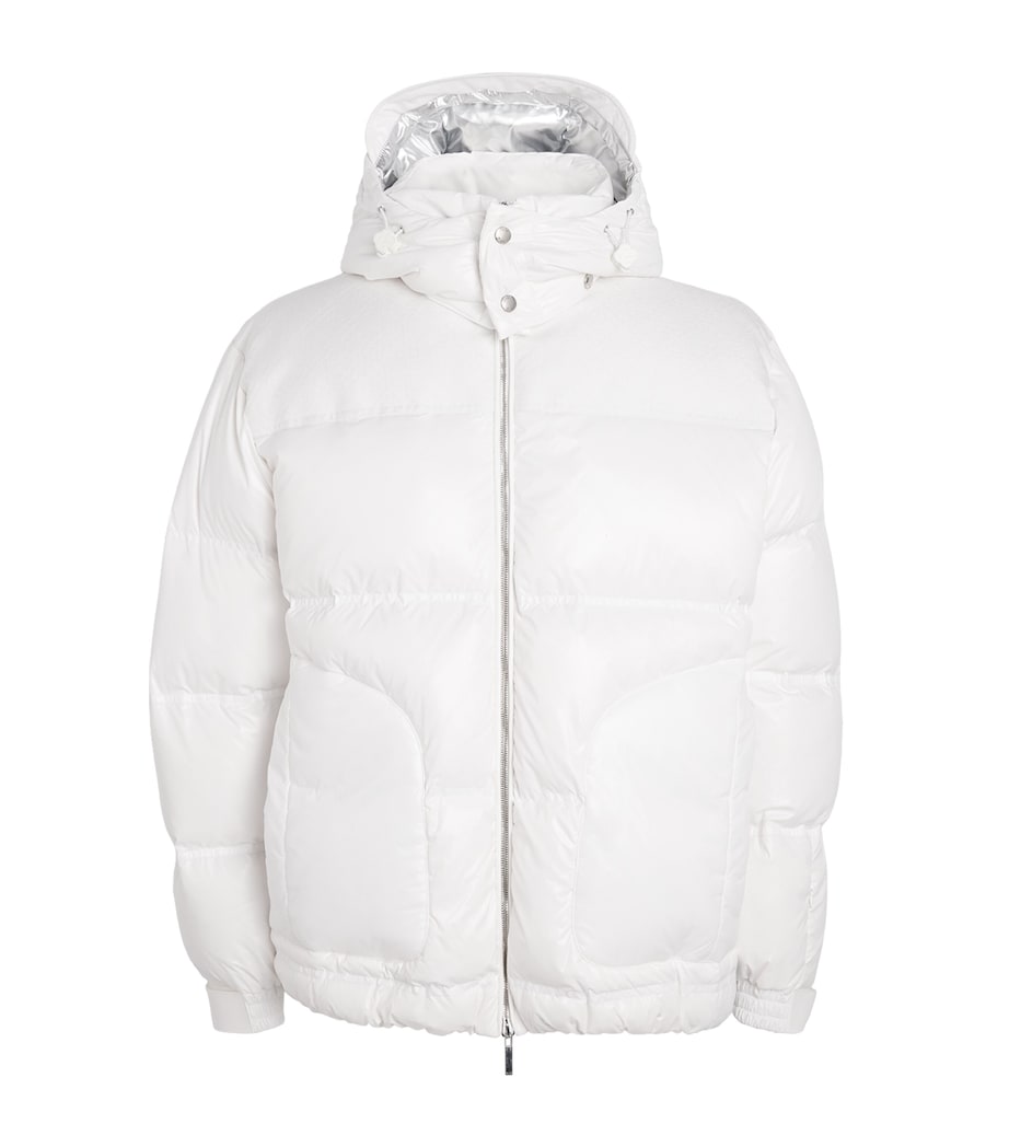 Down Puffer Ski Jacket WHITE Image 1