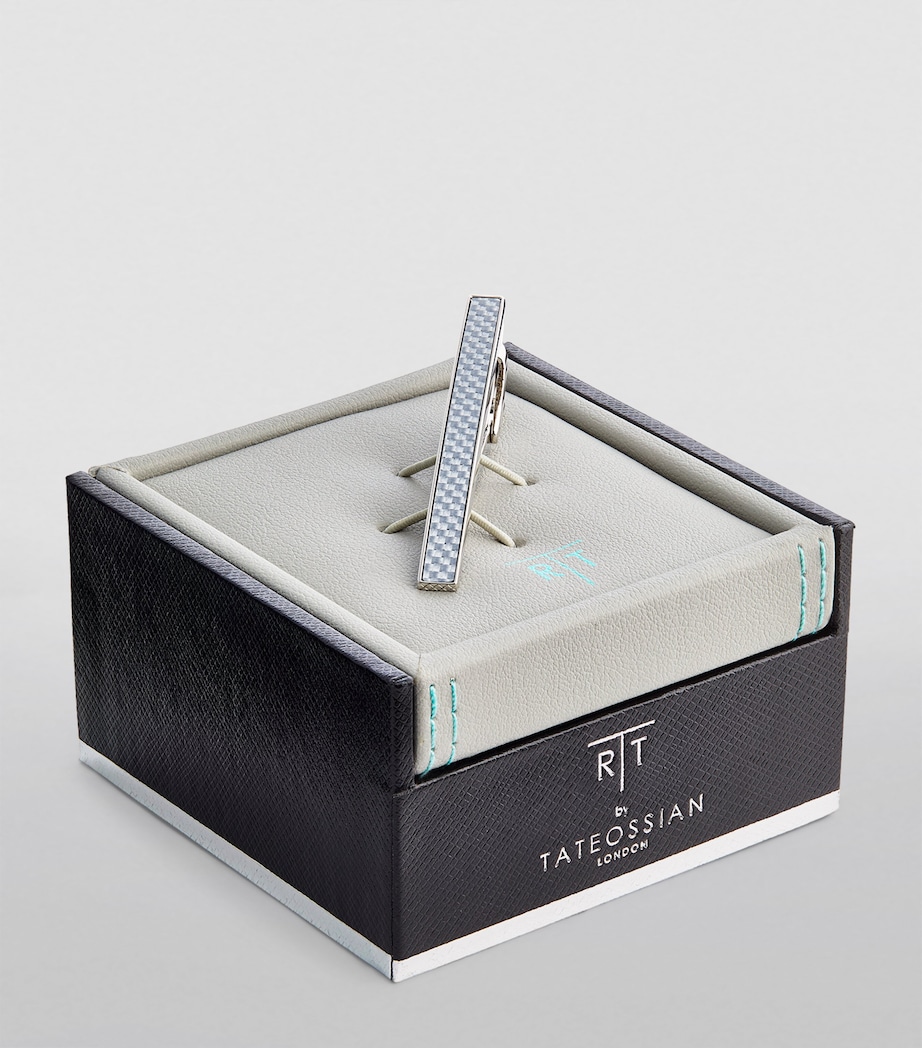 Tateossian D-Shape Tie Clip Silver Image 2