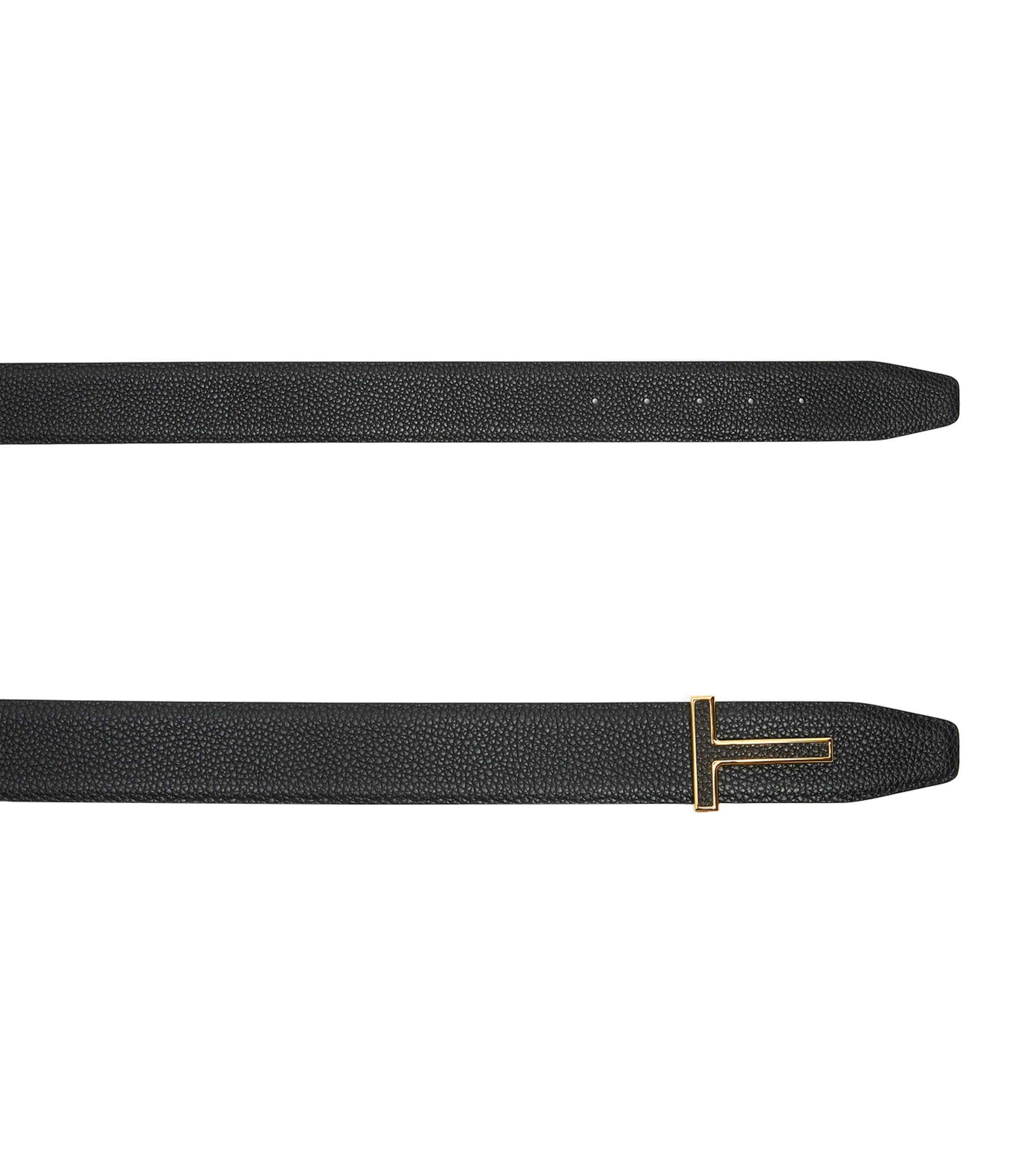 Leather Reversible T Icon Belt 1N001 Image 2