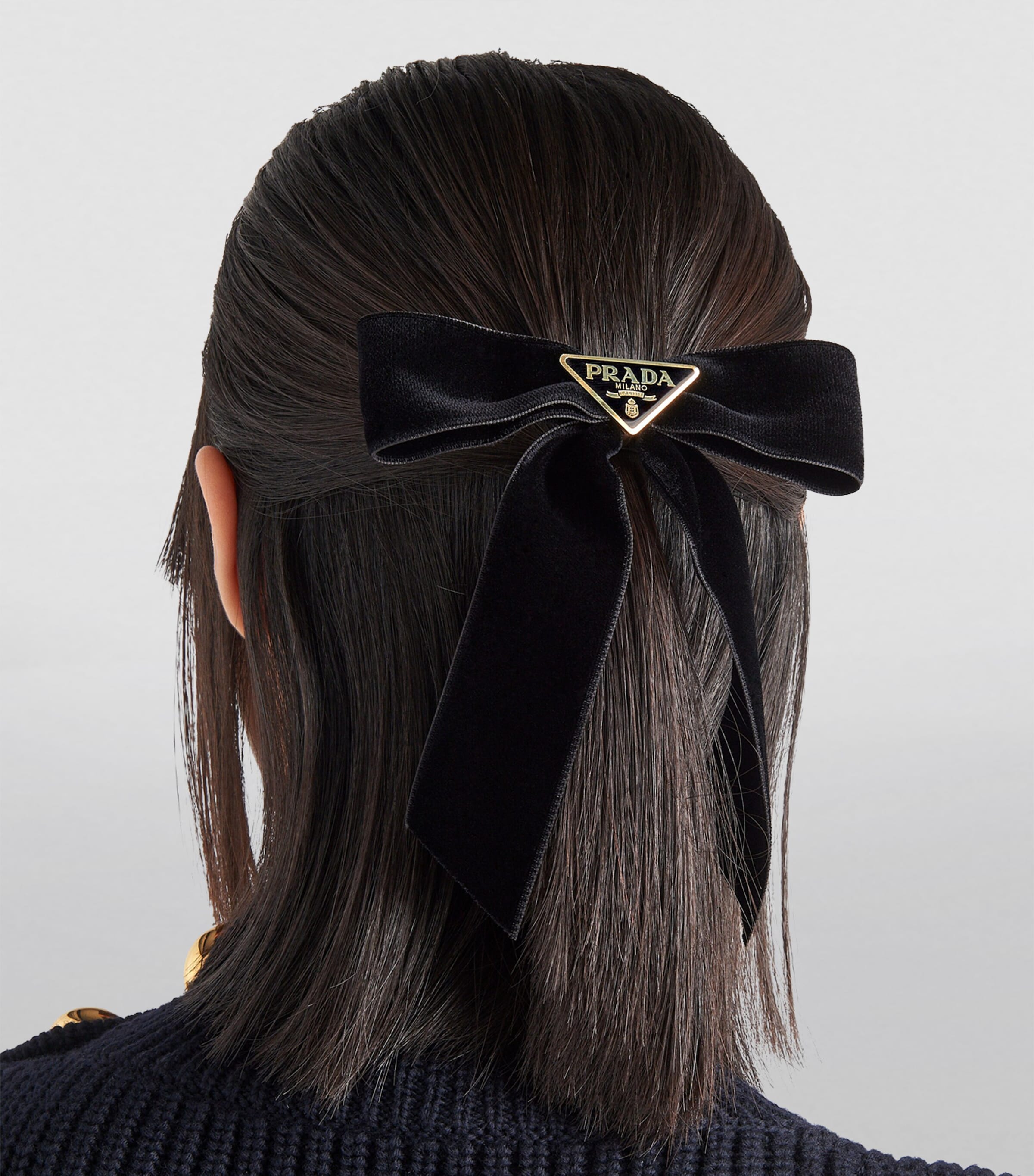 Velvet Bow Hair Clip F0002 Image 2