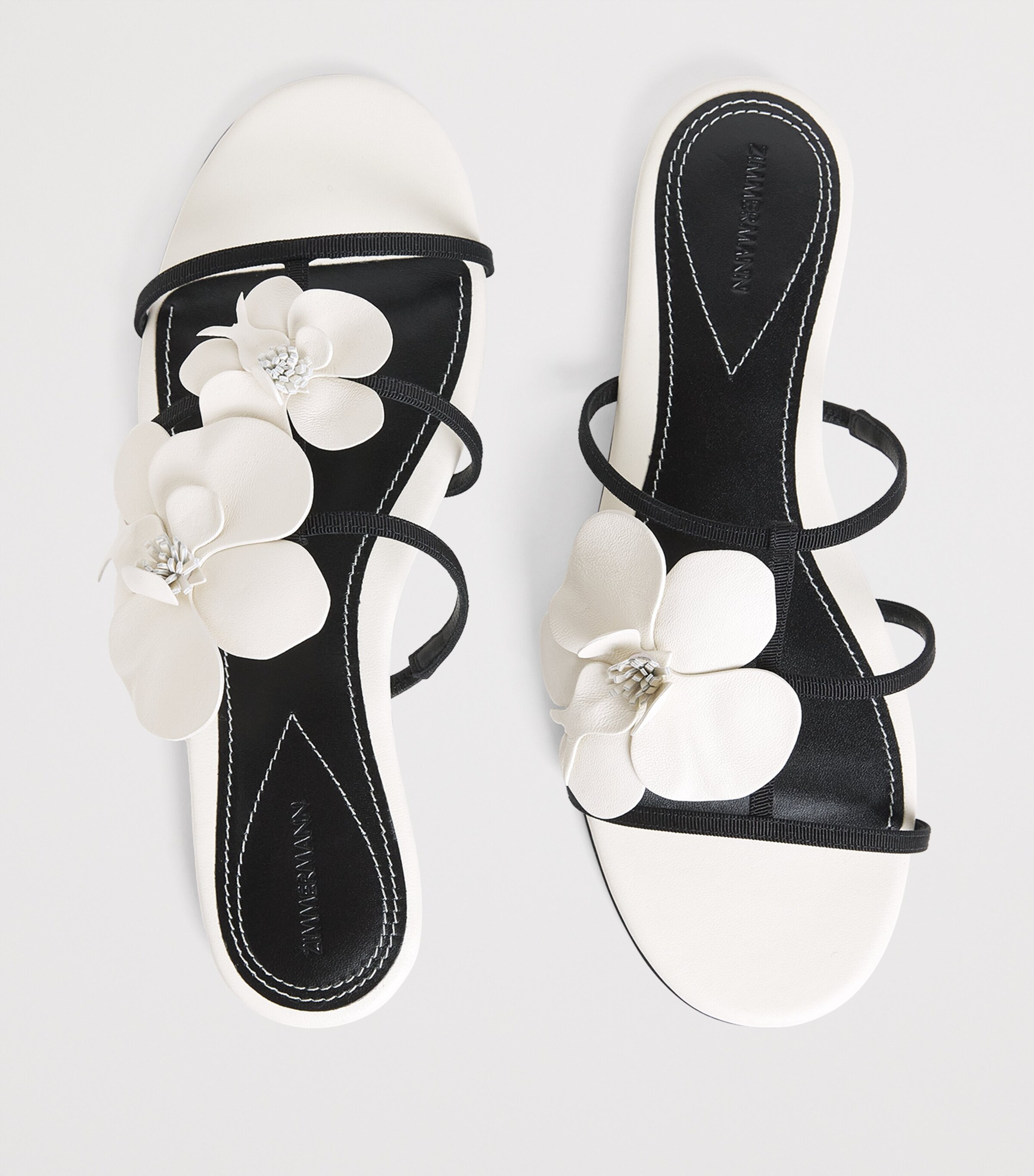 Leather Orchid Sandals MACA/MACADAMIA Image 7