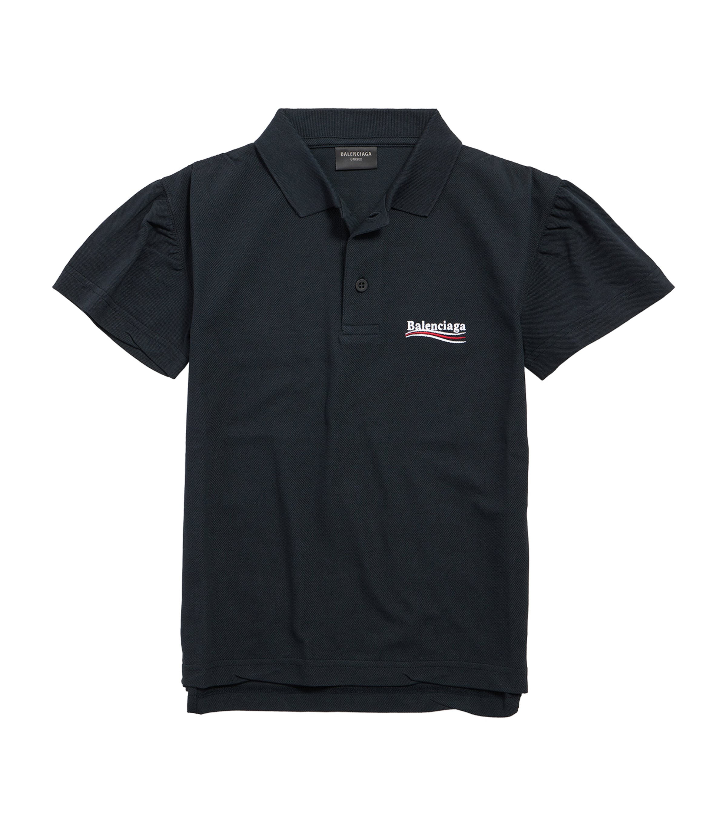Balenciaga Logo Embroidery Polo Shirt