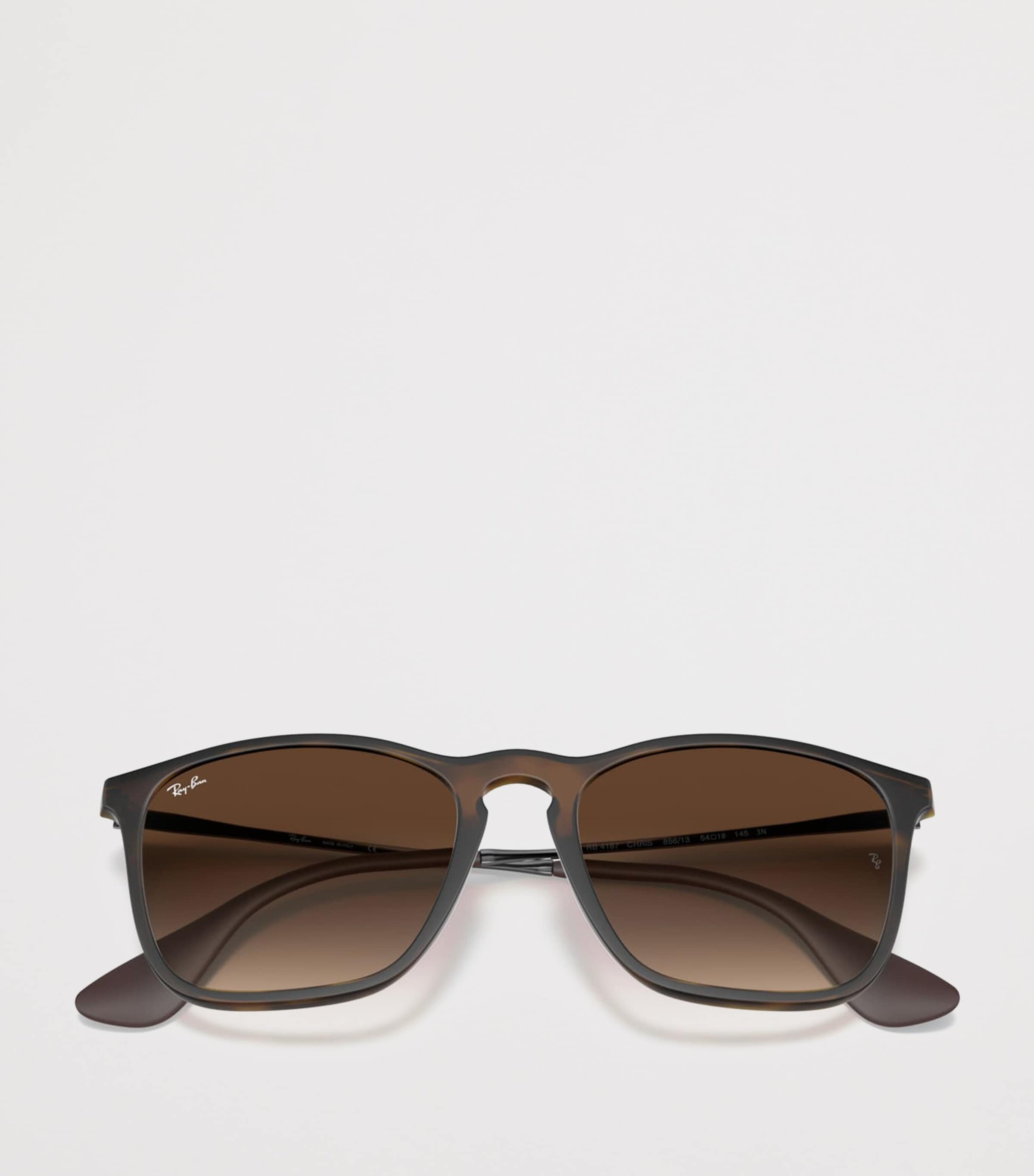 Ray-Ban Chris Square Sunglasses Brown Image 5