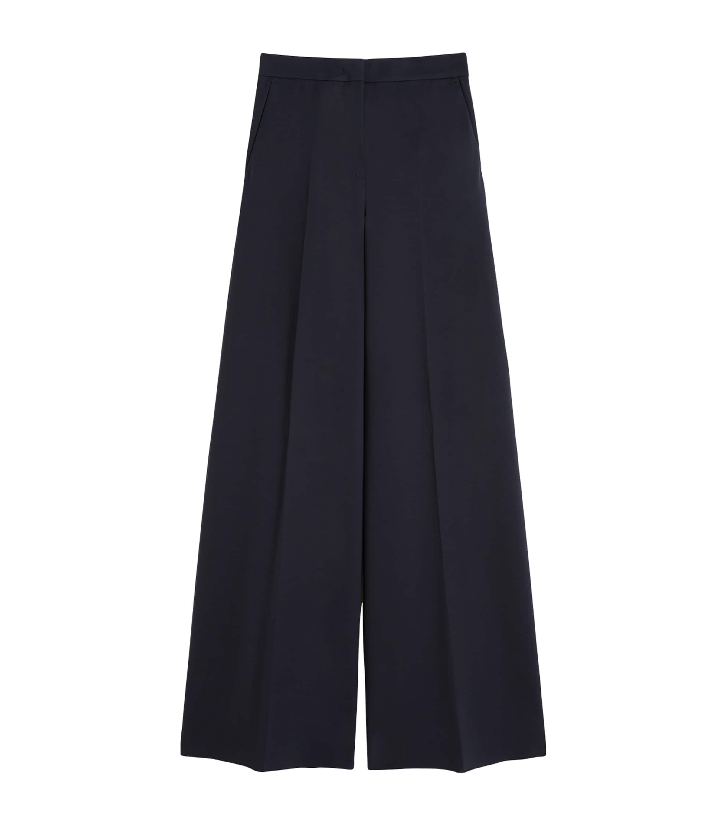 Jersey Wide-Leg Trousers ULTRAMARINE Image 1