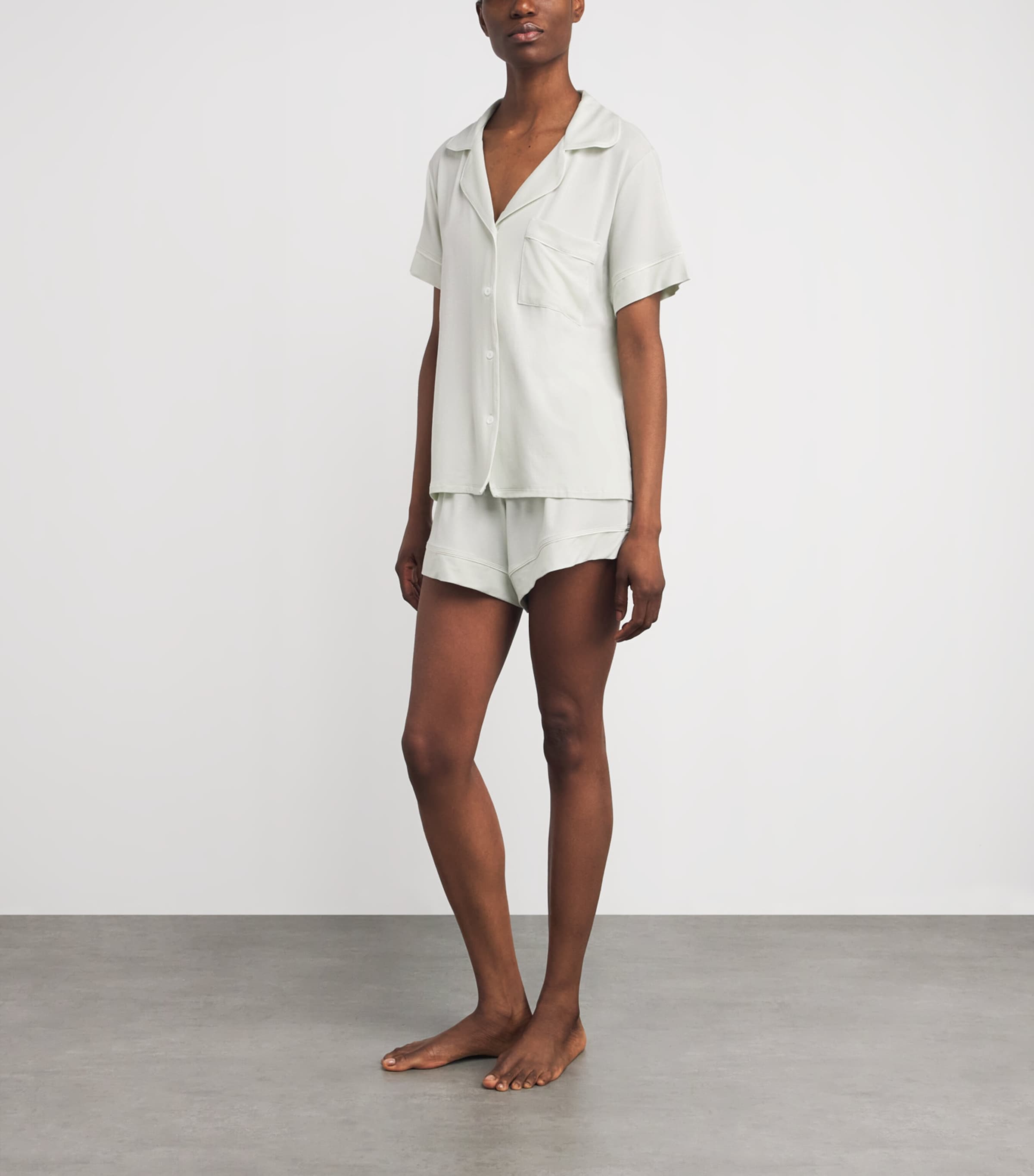 Eberjey Womens Gisele Pyjama Set Sfiv Seafoam/iv Image 2