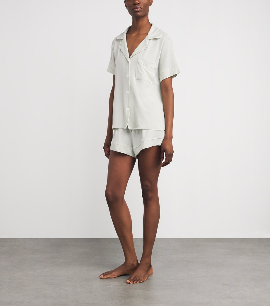 Eberjey Womens Gisele Pyjama Set Sfiv Seafoam/iv Image 2