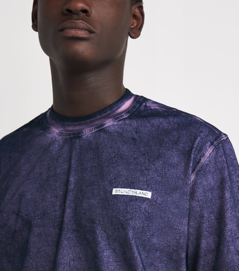 Cotton Faded Logo T-Shirt V0026 Image 6