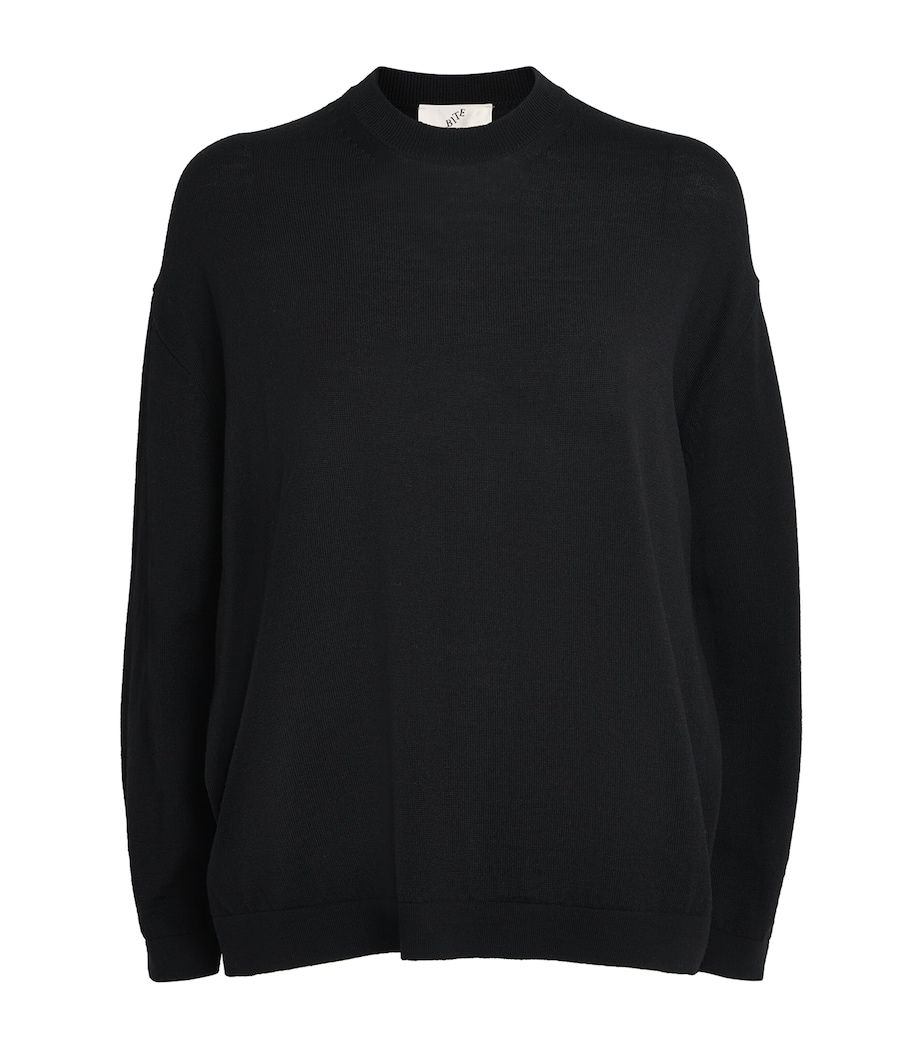 Wool Noe Sweater 0999 BLACK Image 1