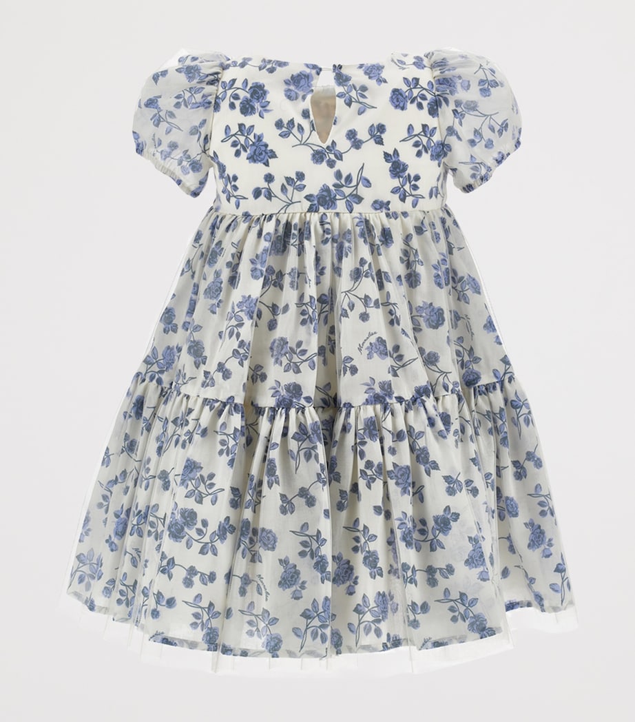 Cotton-Silk Floral Dress (2-12 Years) PANNA+BLU Image 2