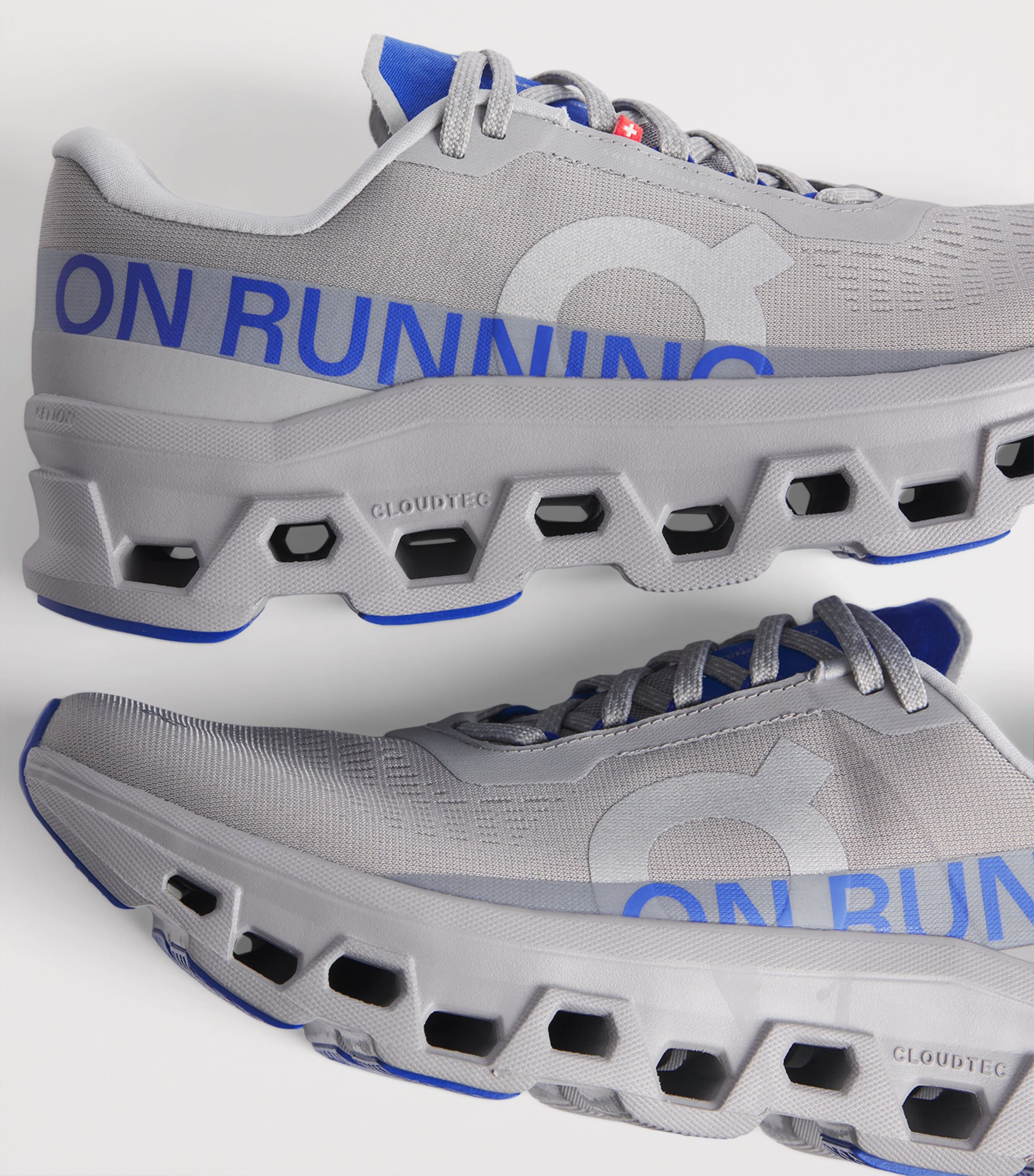 On Mens Cloudmonster 1 Trainers Alloy | Jay Image 7