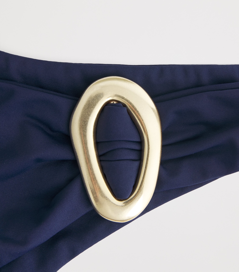 AWAY THAT DAY Womens Cabo Verde Bikini Bottoms French Navy Image 4